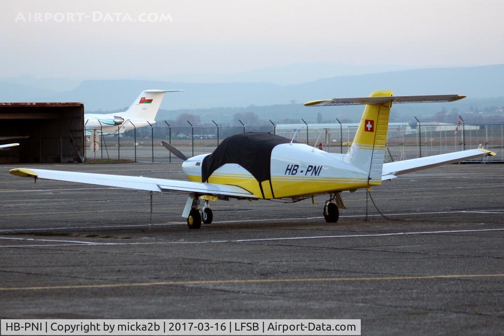 HB-PNI, 1984 Piper PA-28RT-201T Turbo Arrow IV C/N 28R-8431018, Parked