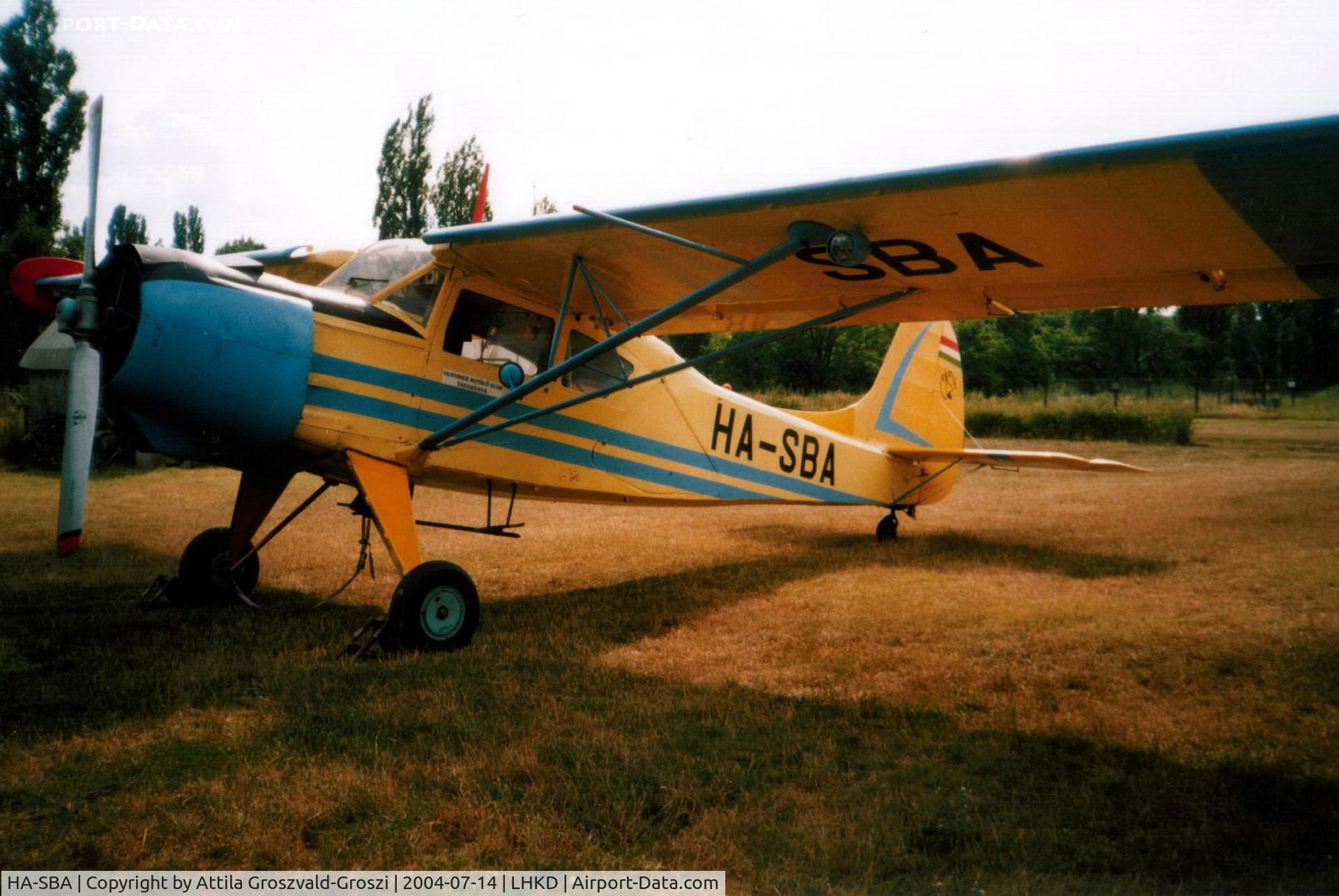 HA-SBA, 1967 PZL-Okecie PZL 101A-Gawron C/N 107199, Kecskéd Airfield, Hungary
