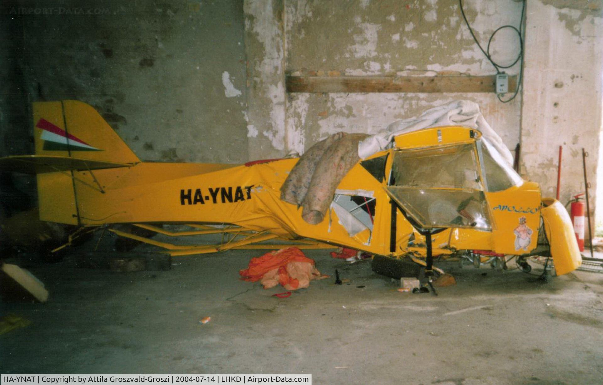 HA-YNAT, 1999 Halley Apollo Fox C/N 01, Kecskéd Airfield, Hungary