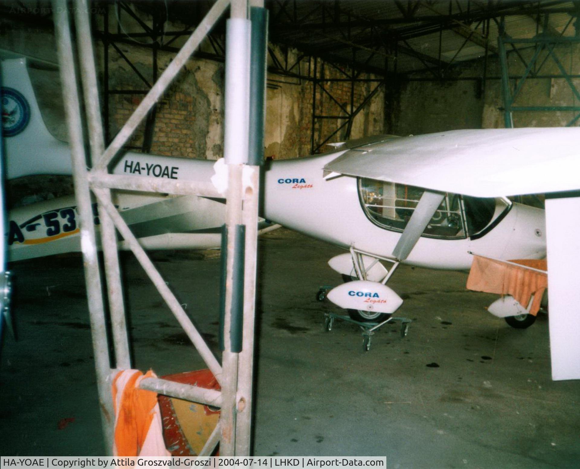 HA-YOAE, 1996 Fantasy Air Cora Legato C/N C-010796, Kecskéd Airfield, Hungary