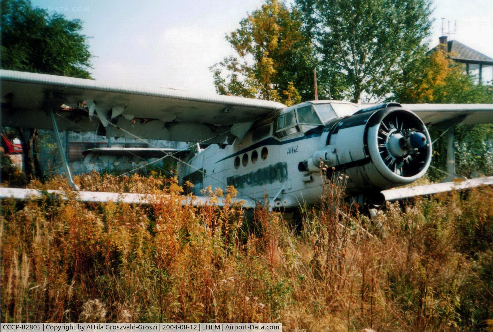 CCCP-82805, 1975 PZL-Mielec AN-2R C/N 1G166-23, Esztergom Airport, Hungary