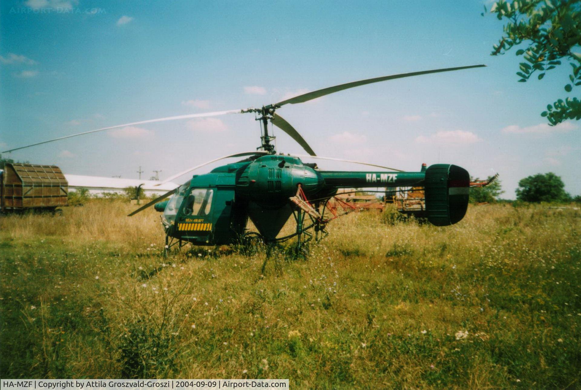 HA-MZF, 1975 Kamov Ka-26 Hoodlum C/N 7504904, Felsömuszáj agricultural take-off field