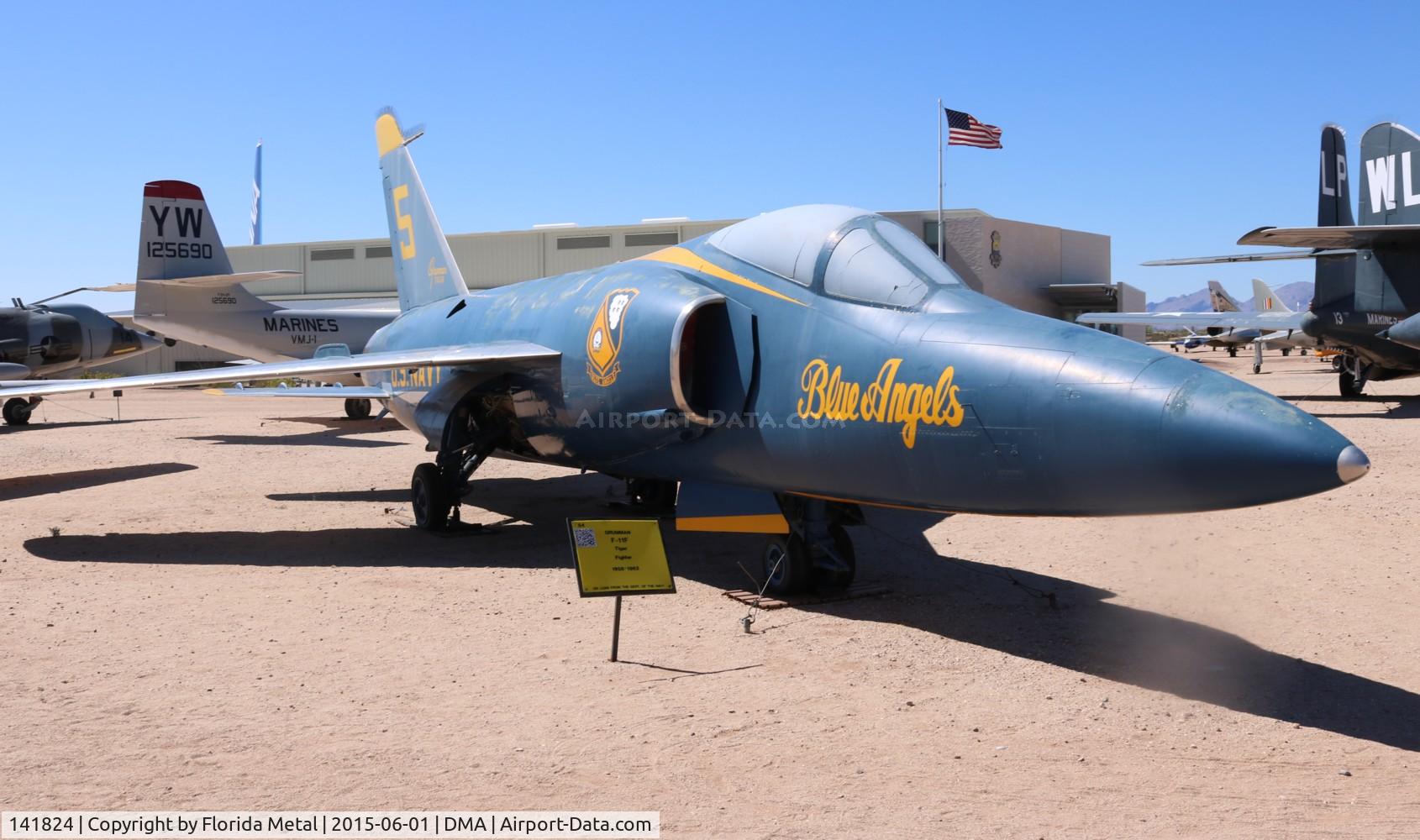 141824, Grumman F11F-1 Tiger C/N 141, F11F-1 Blue Angels
