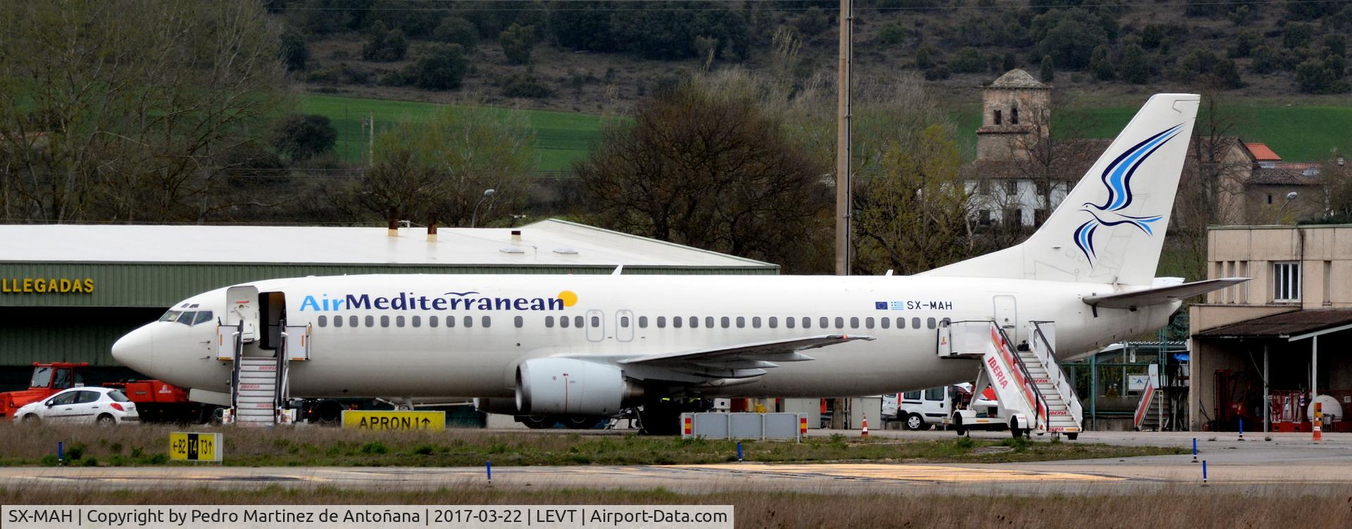 SX-MAH, 1990 Boeing 737-405 C/N 24643, Foronda - Vitoria-Gasteiz - España