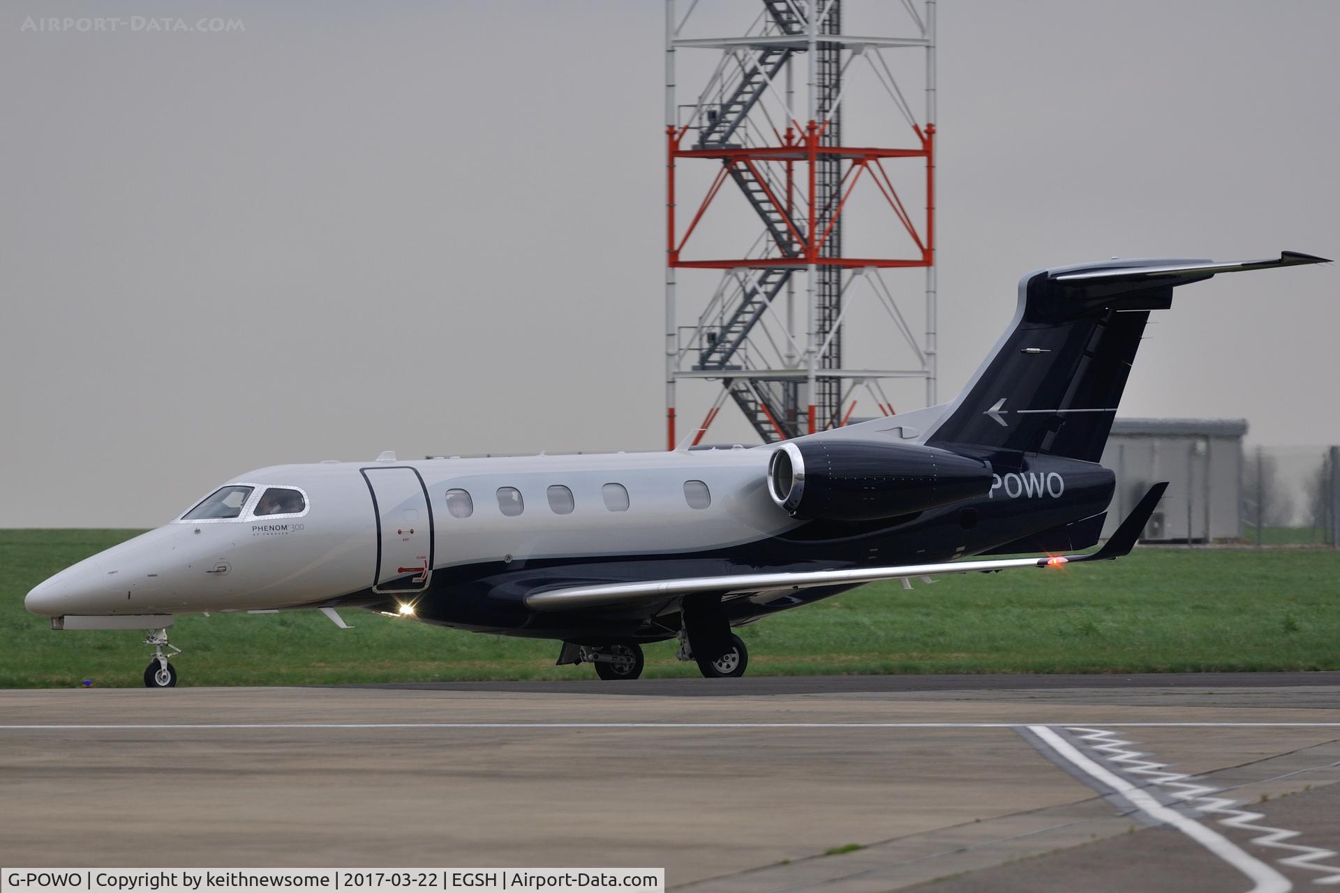 G-POWO, 2015 Embraer EMB-505 Phenom 300 C/N 50500266, Return Visitor.