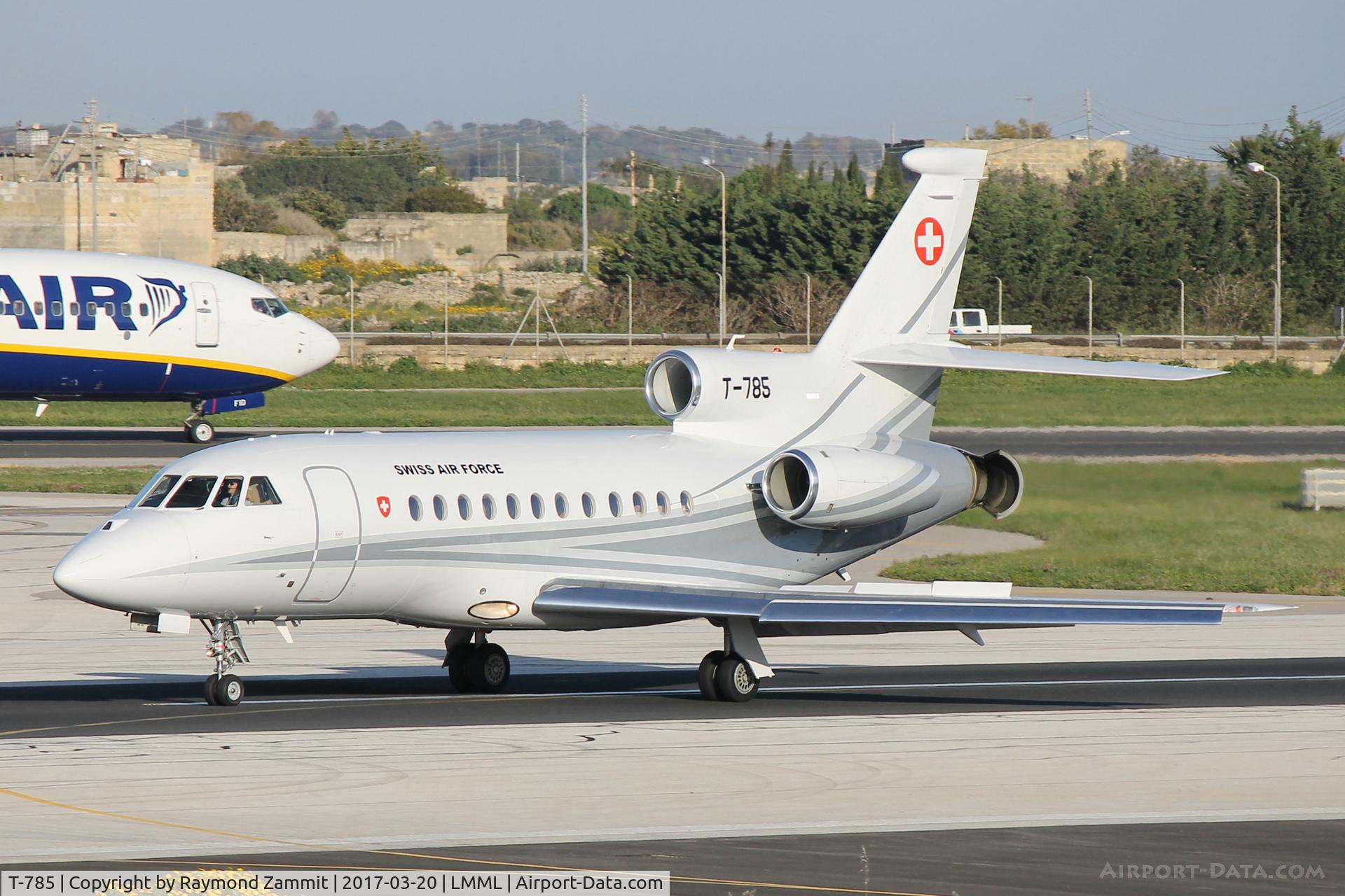 T-785, 2007 Dassault Falcon 900EX EASy II C/N 195, Dassault Falcon 900EX T-785 Swiss Air Force