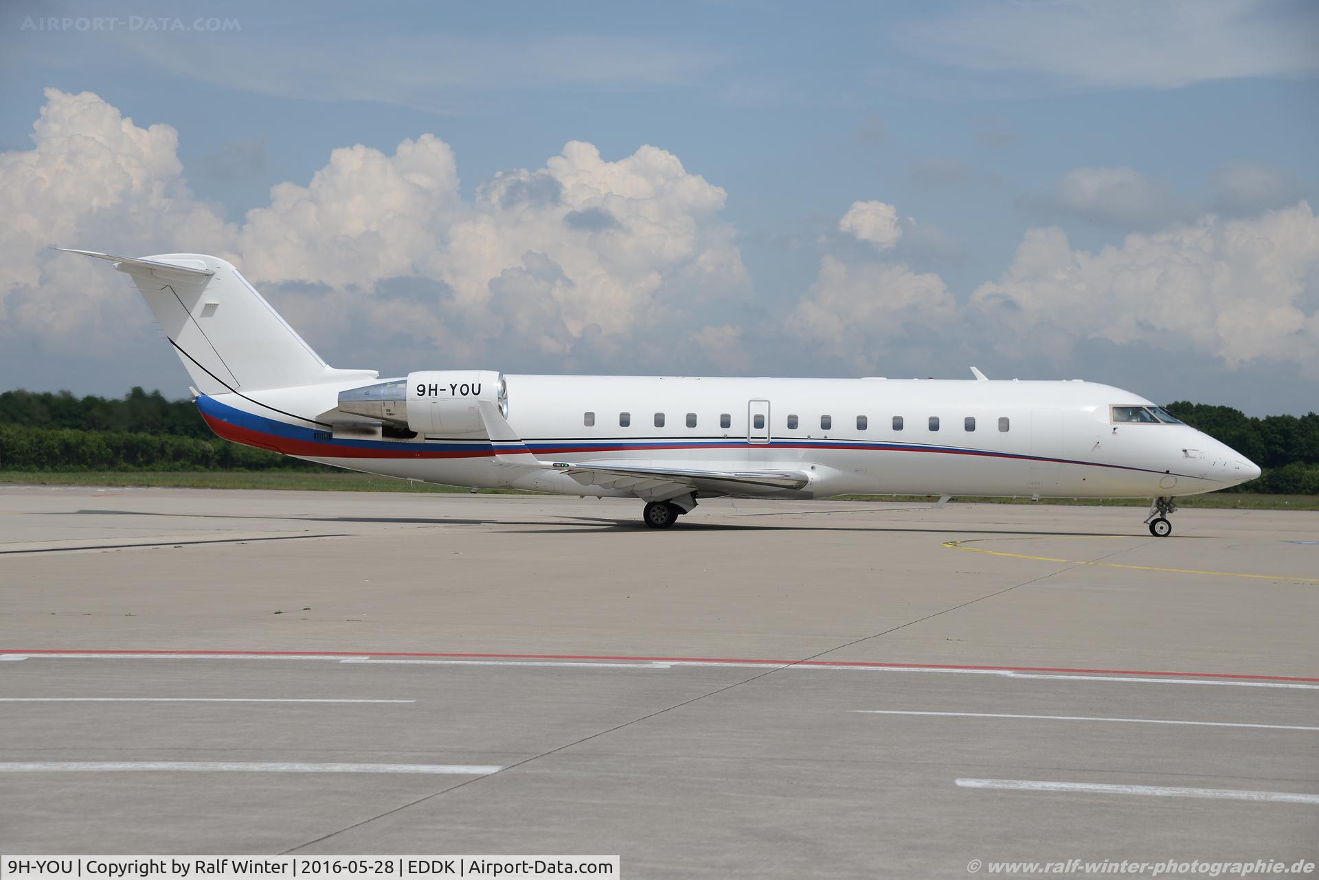9H-YOU, 2008 Bombardier Challenger 850 (CL-600-2B19) C/N 8085, Bombardier CL-600-2B19 CRJ-200 - AXY Air X Charter - 8085 - 9H-YOU - 28.05.2016 - CGN