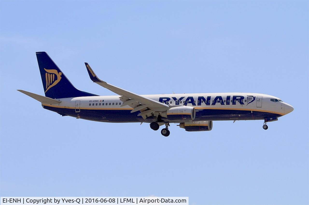 EI-ENH, 2010 Boeing 737-8AS C/N 35033, Boeing 737-8AS, On final Rwy 31R, Marseille-Provence Airport (LFML-MRS)