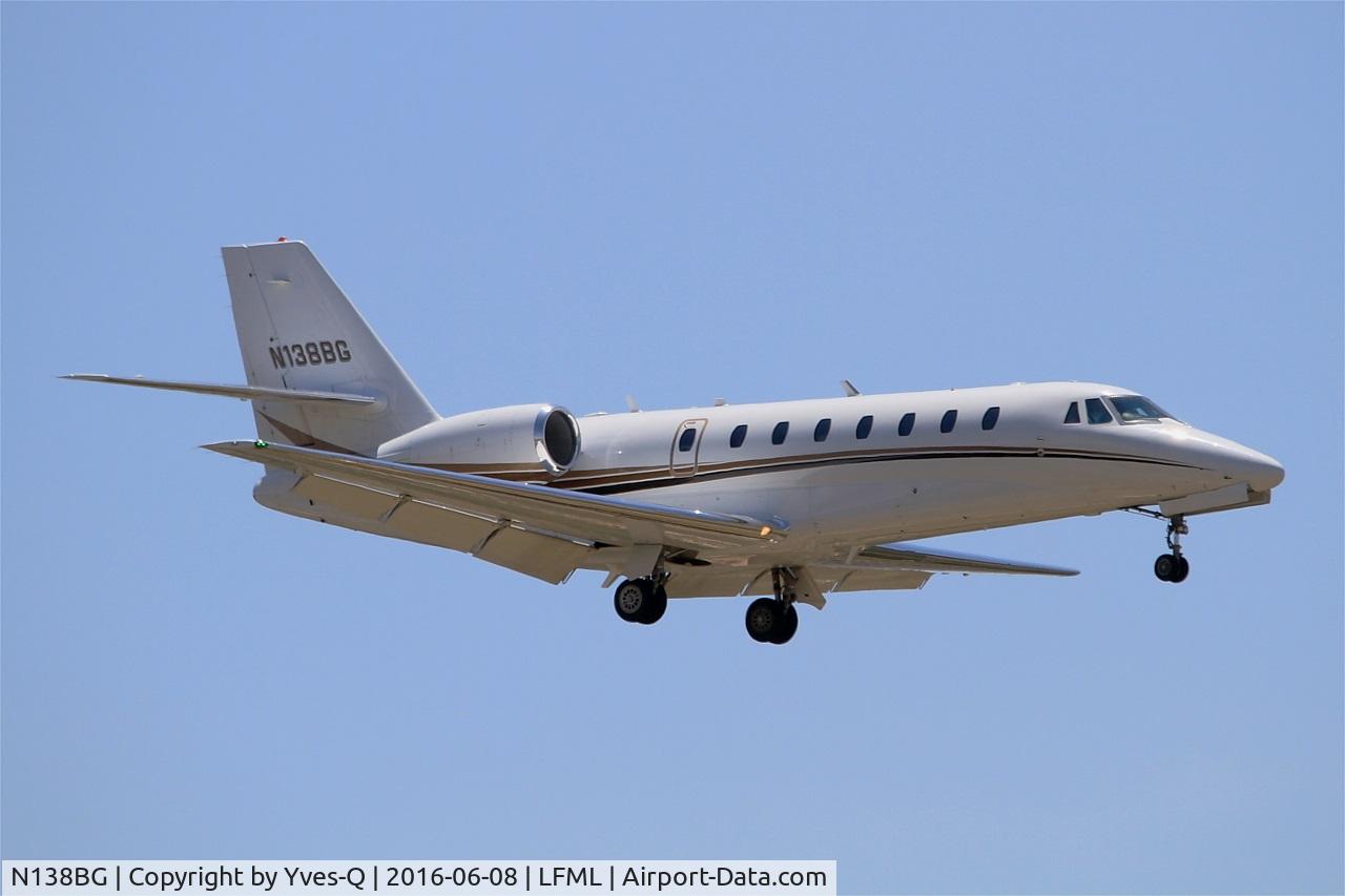 N138BG, 2007 Cessna 680 Citation Sovereign C/N 680-0135, Cessna 680, Short approach Rwy 31R, Marseille-Provence Airport (LFML-MRS)