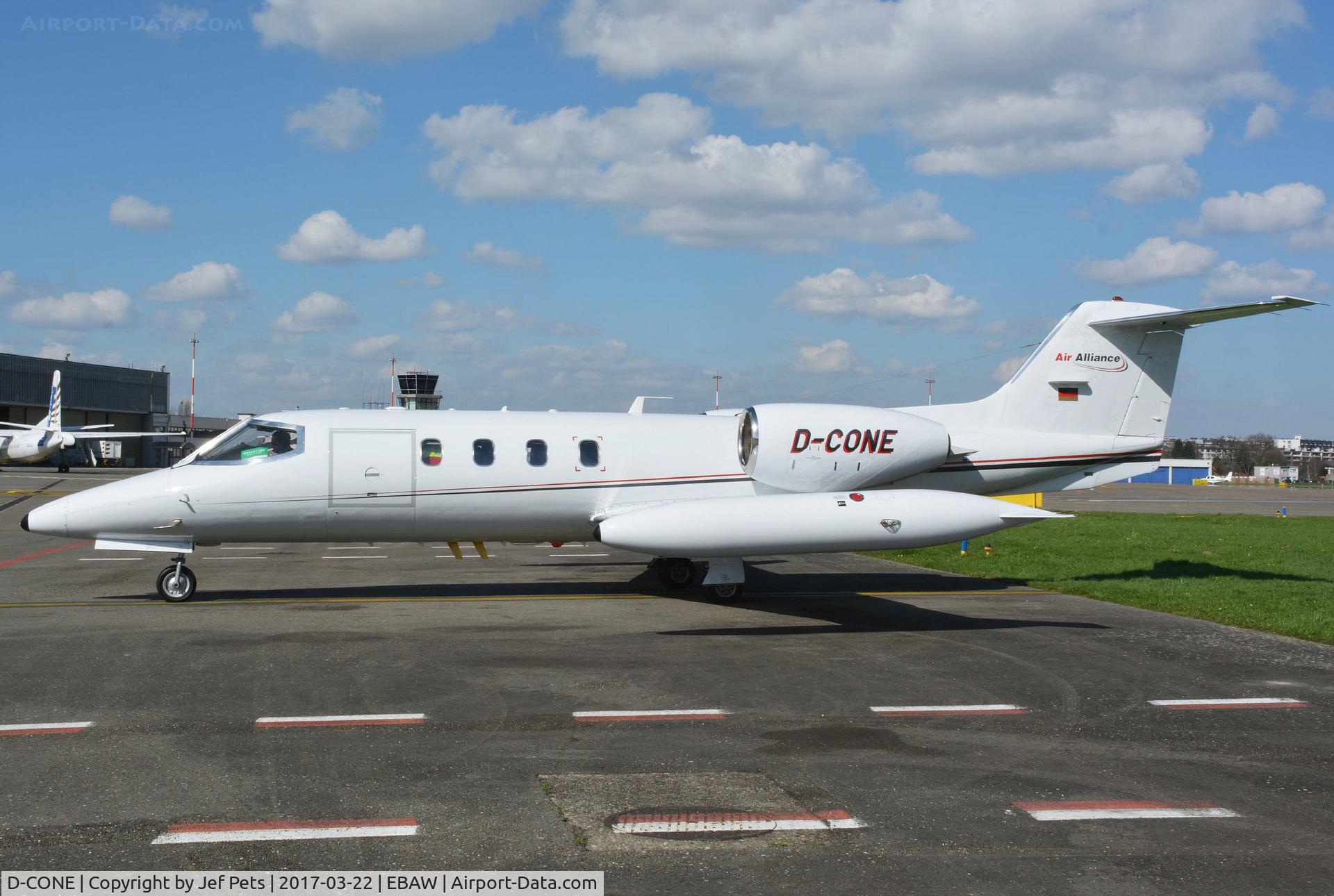 D-CONE, 1977 Learjet 35A C/N 35A-111, At Antwerp Airport.