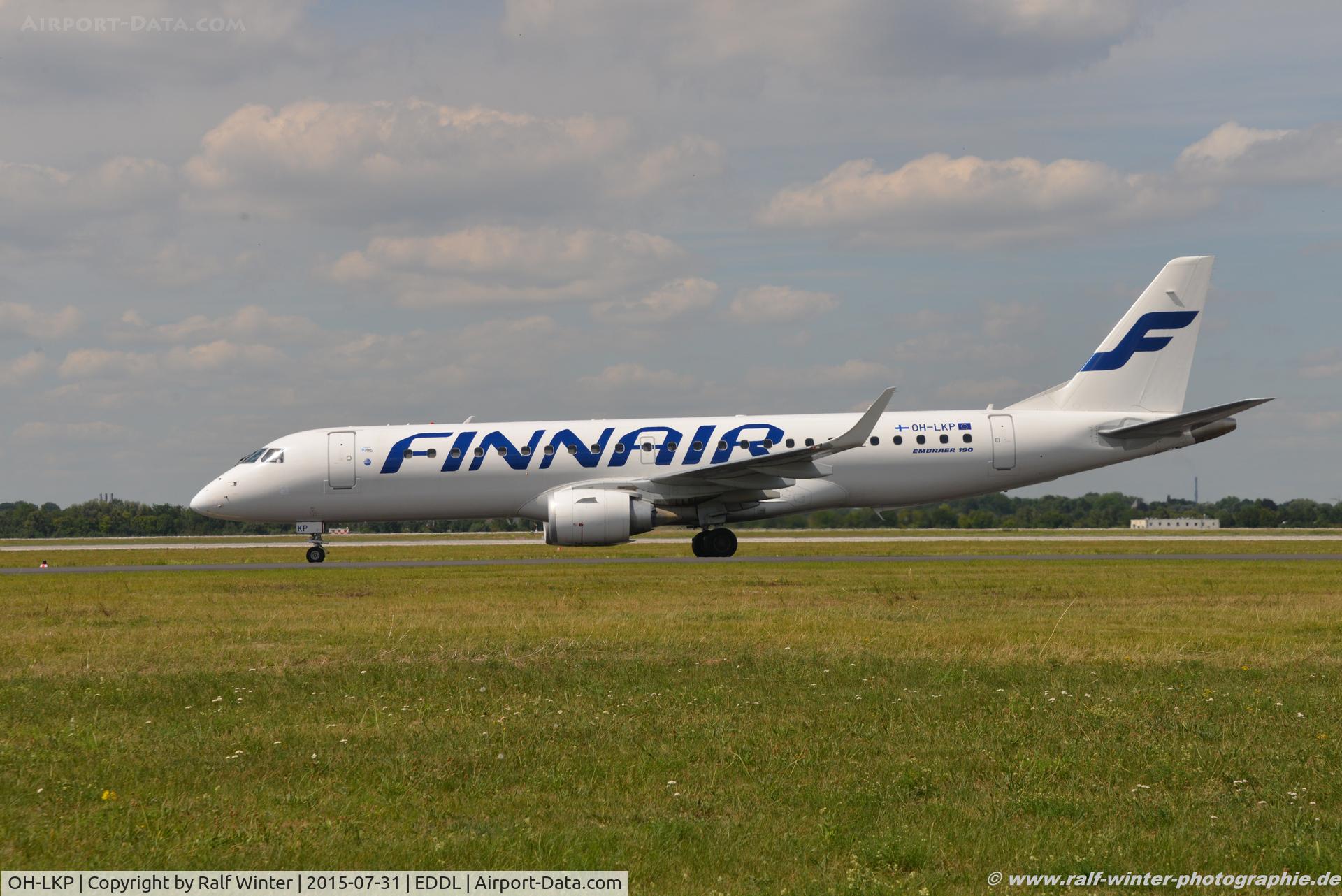 OH-LKP, 2011 Embraer 190LR (ERJ-190-100LR) C/N 19000416, Embraer ERJ-190LR 190-100LR - AY FIN Finnair - 19000416 - OH-LKP - 31.07.2015 - DUS