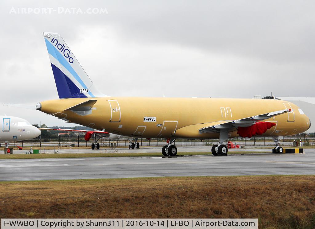 F-WWBO, 2016 Airbus A320-271N C/N 7331, C/n 7331 - For Indigo Airlines