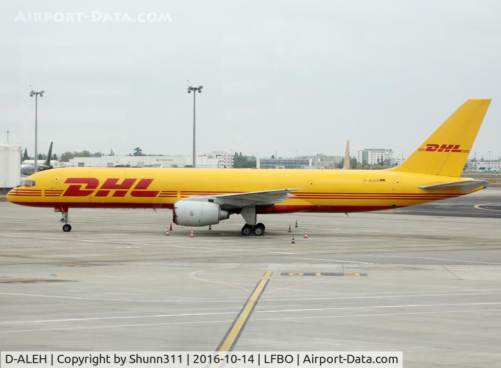 D-ALEH, 1986 Boeing 757-236/SF C/N 23492, Parked at the Terminal D