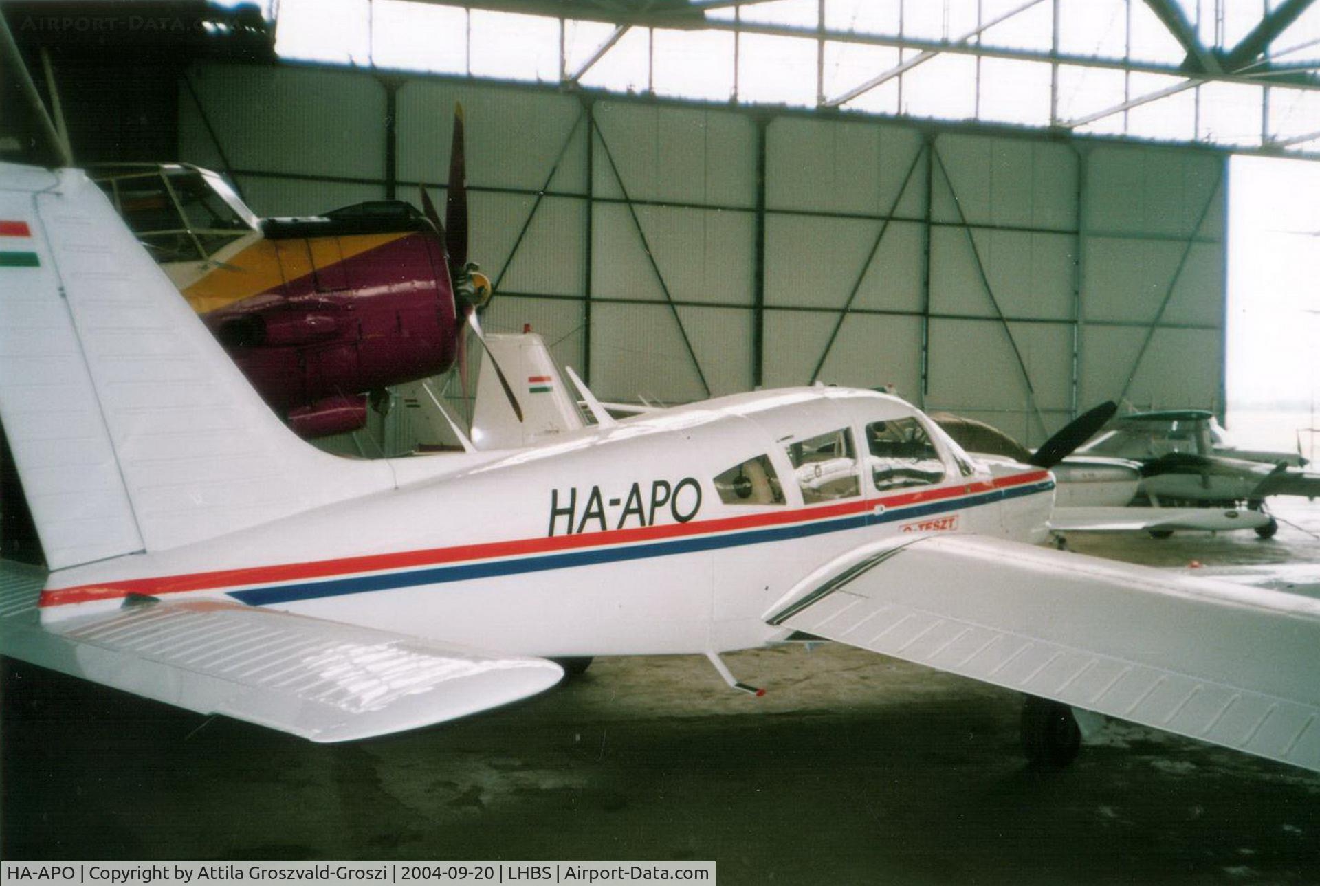 HA-APO, 1973 Piper PA-28R-200 Cherokee Arrow II C/N 28R-7335188, Budaörs Airport, Hungary