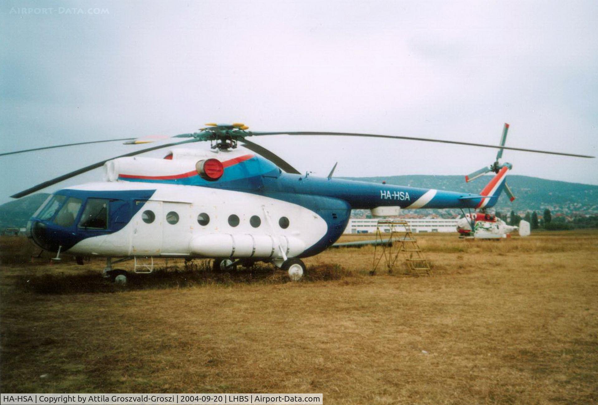 HA-HSA, 1980 Mil Mi-8T C/N 7970, Budaörs Airport, Hungary