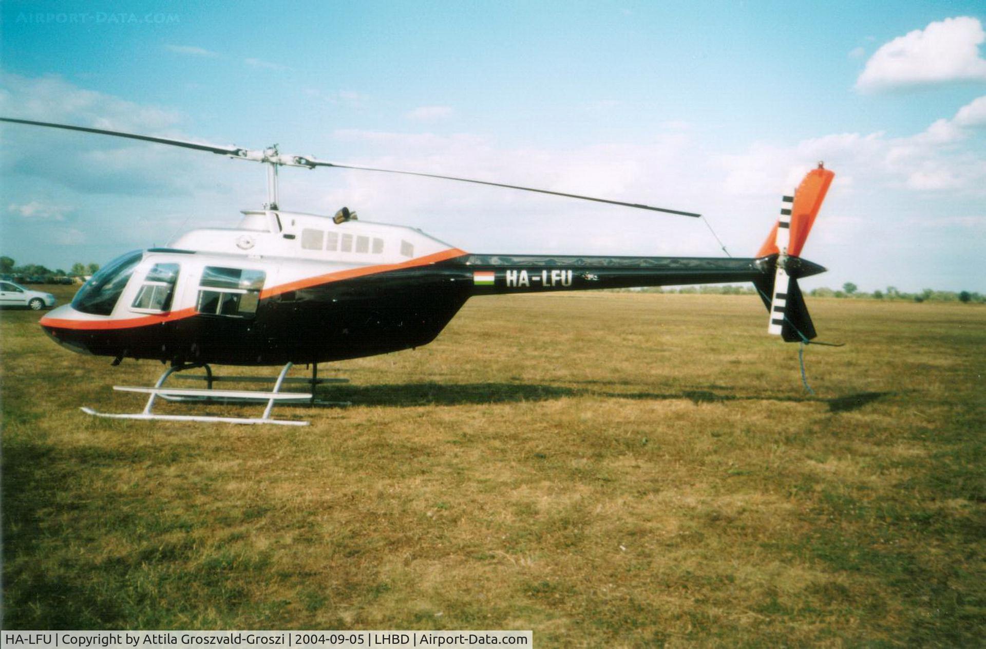 HA-LFU, 1978 Bell 206B JetRanger III C/N 2512, Börgönd Airport, Hungary