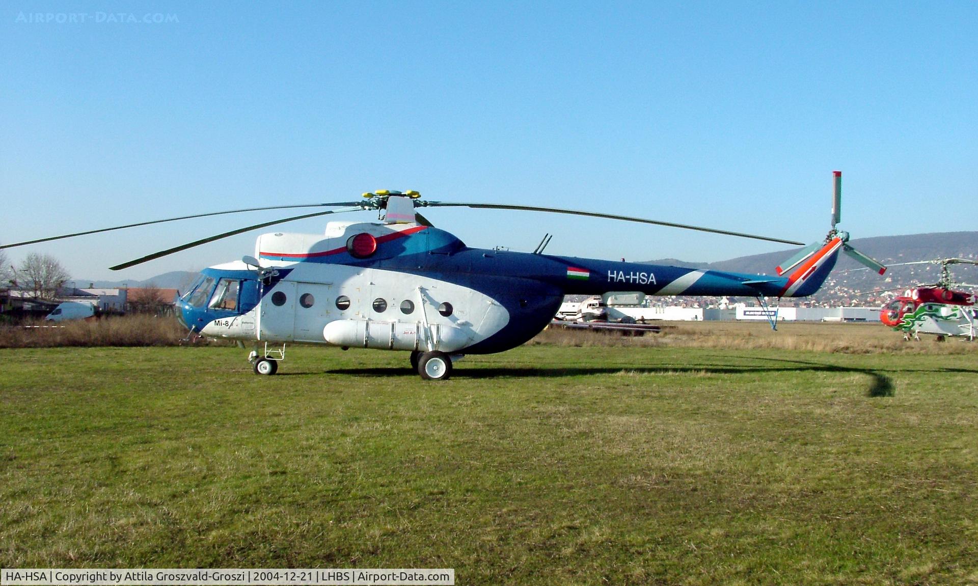HA-HSA, 1980 Mil Mi-8T C/N 7970, Budaörs Airport, Hungary