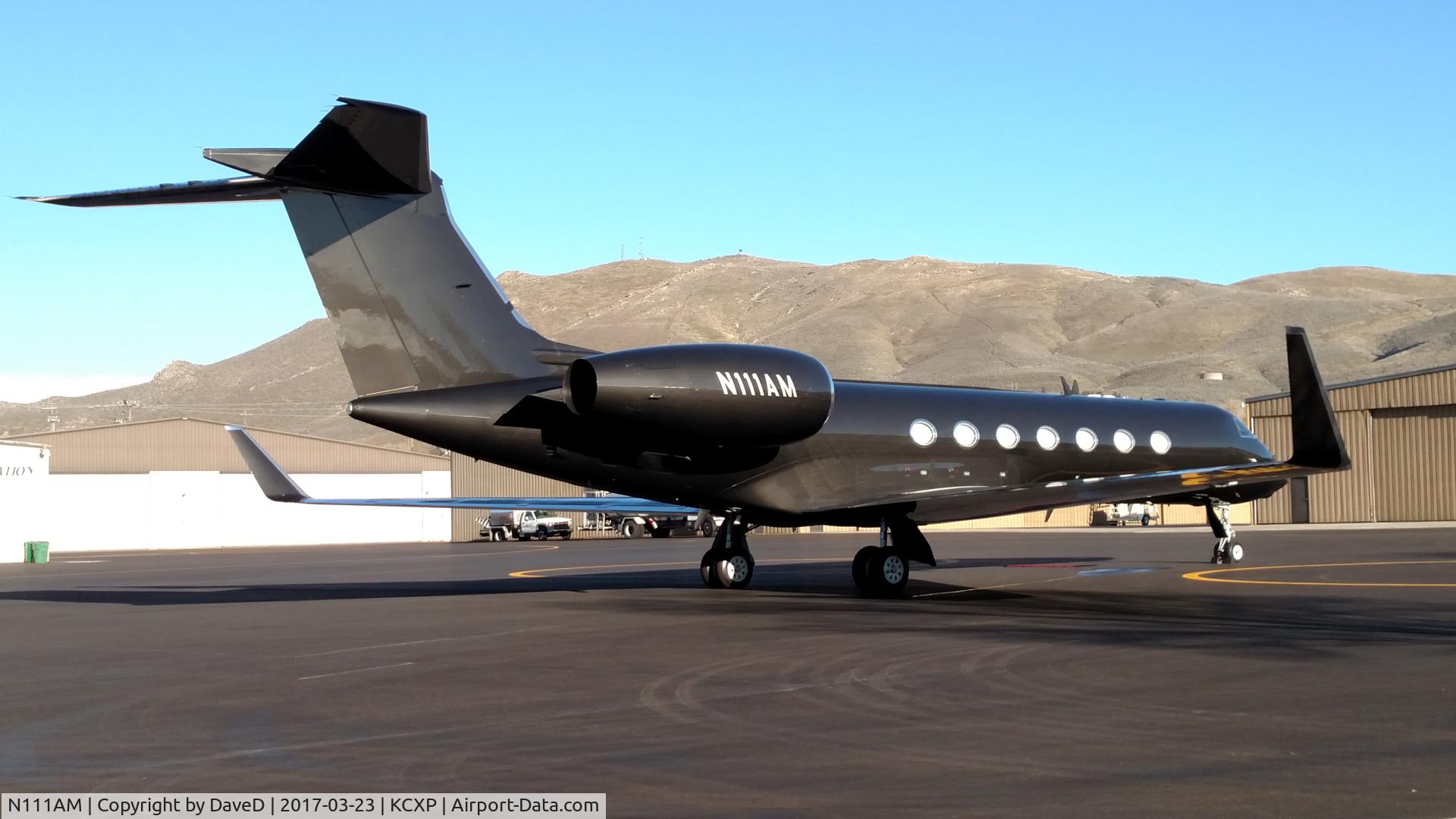 N111AM, 2003 Gulfstream Aerospace G-V C/N 5018, Shot in Carson City