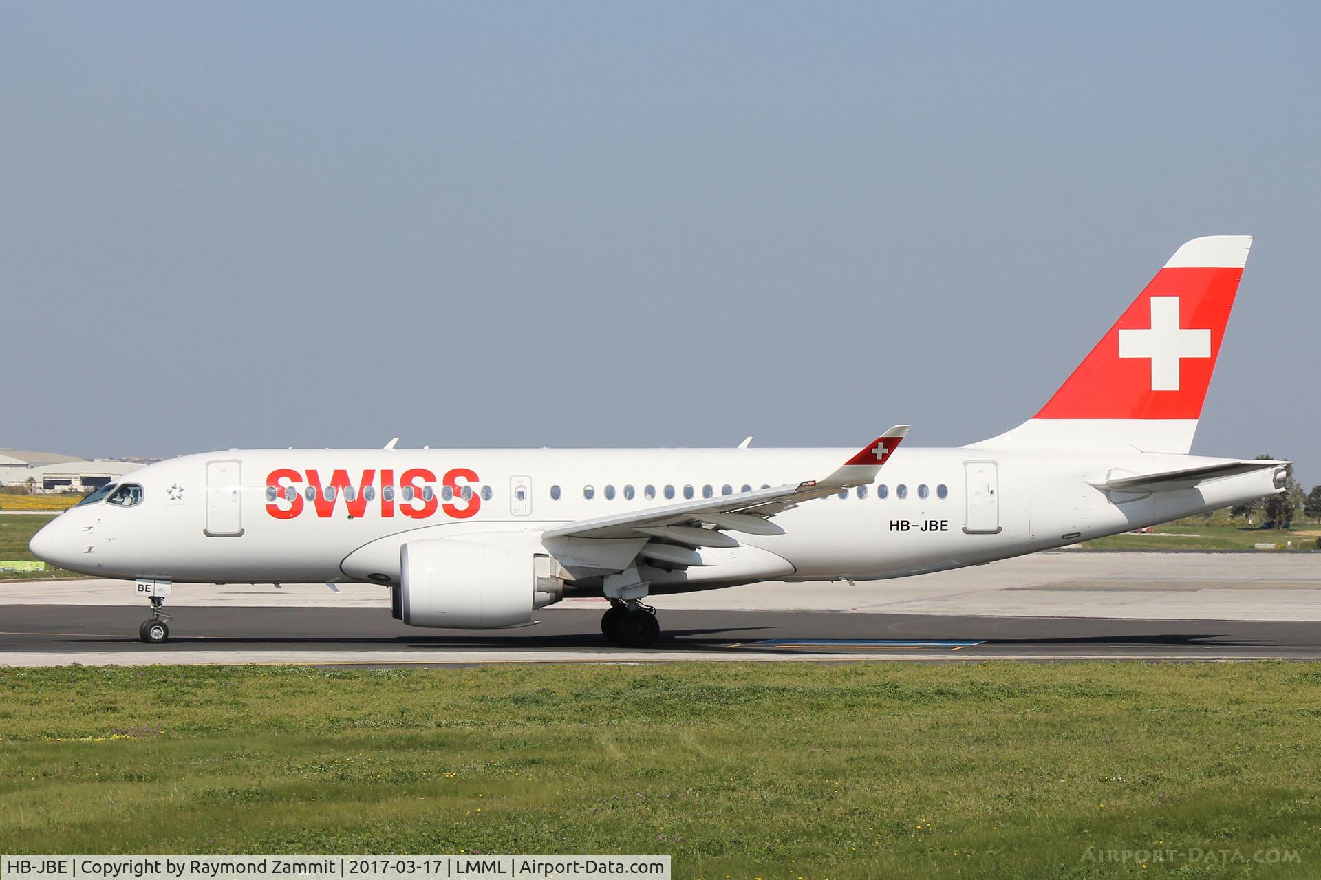HB-JBE, 2016 Bombardier CSeries CS100 (BD-500-1A10) C/N 50014, Bombardier CS100 HB-JBE Swiss
