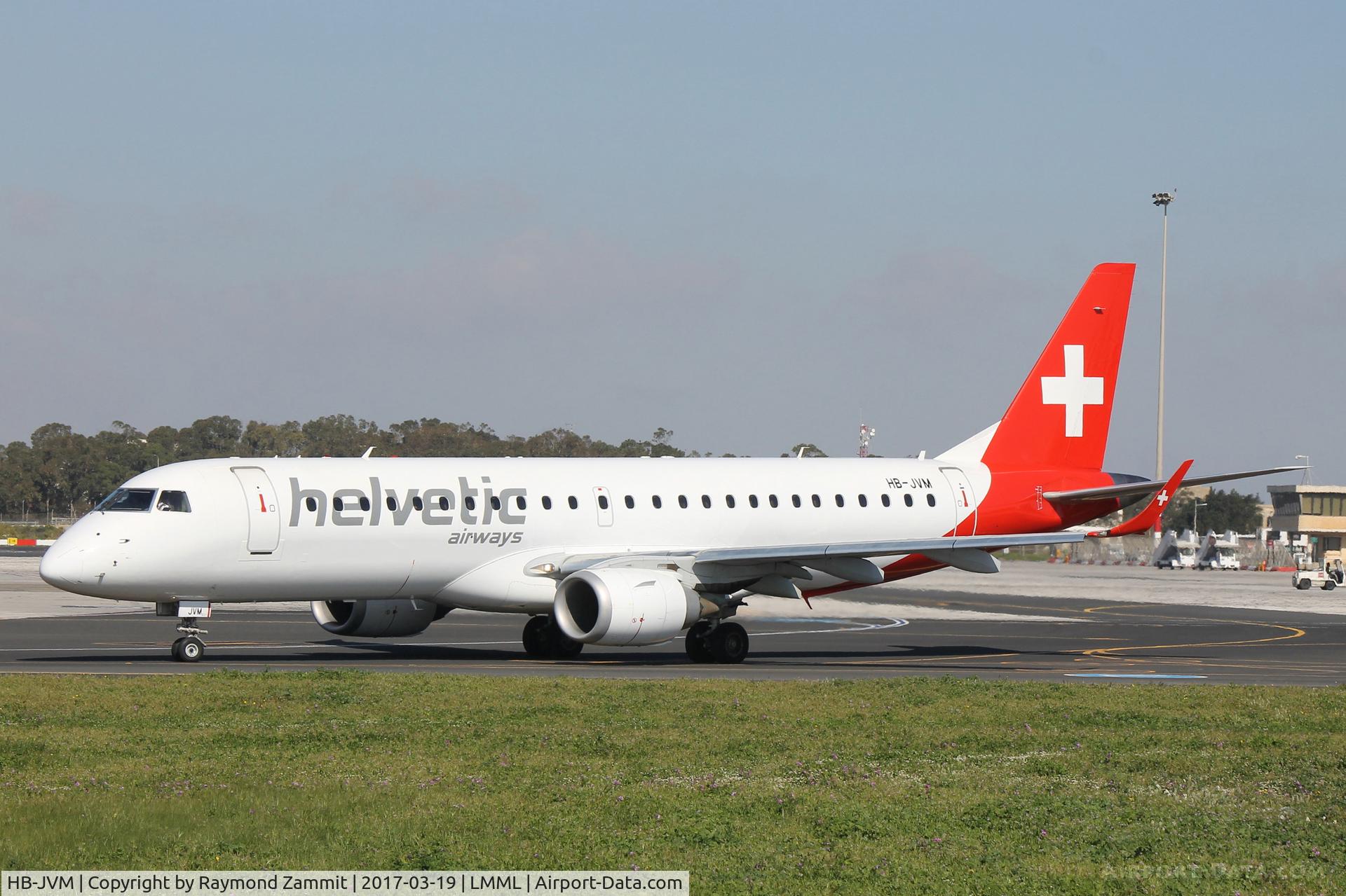 HB-JVM, 2010 Embraer 190LR (ERJ-190-100LR) C/N 19000349, Embraer190 HB-JVM Helvetic Airways