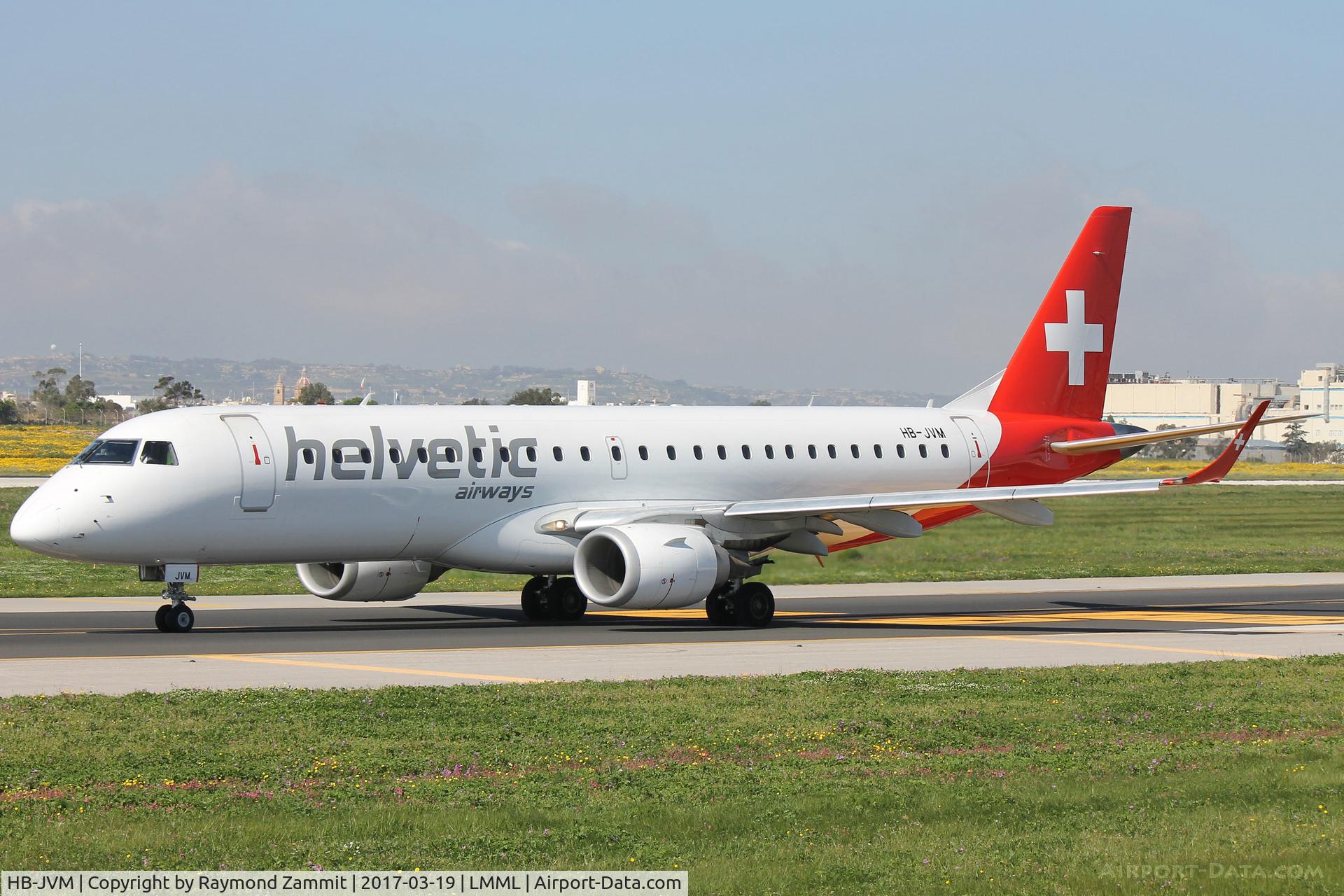 HB-JVM, 2010 Embraer 190LR (ERJ-190-100LR) C/N 19000349, Embraer190 HB-JVM Helvetic Airways