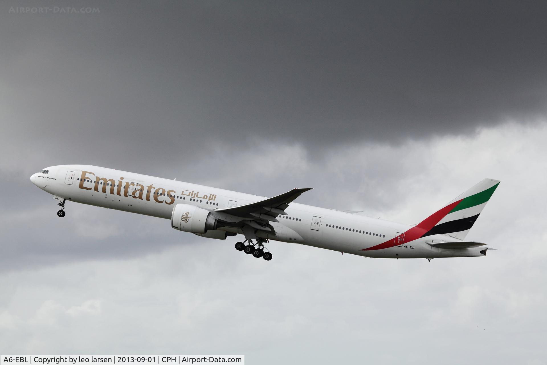 A6-EBL, 2006 Boeing 777-31H/ER C/N 32709, Copenhagen1.9.2013