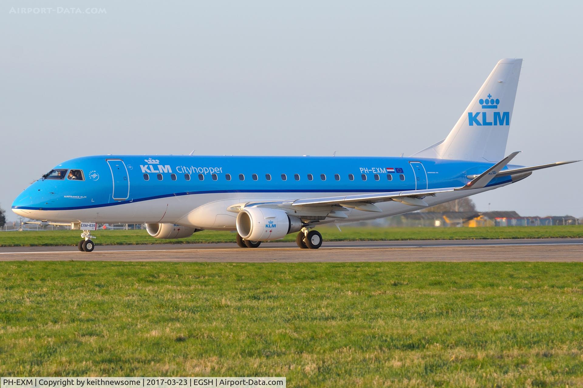 PH-EXM, 2017 Embraer 175STD (ERJ-170-200) C/N 17000639, First Visit.
