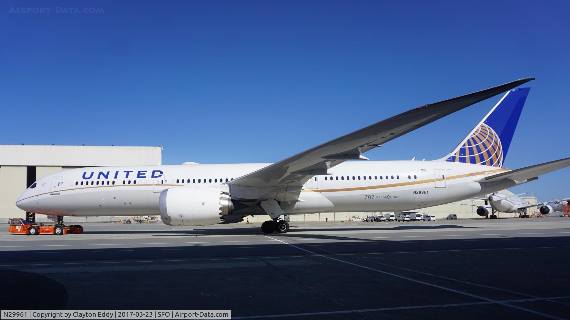 N29961, 2015 Boeing 787-9 Dreamliner Dreamliner C/N 37811, SFO 2017