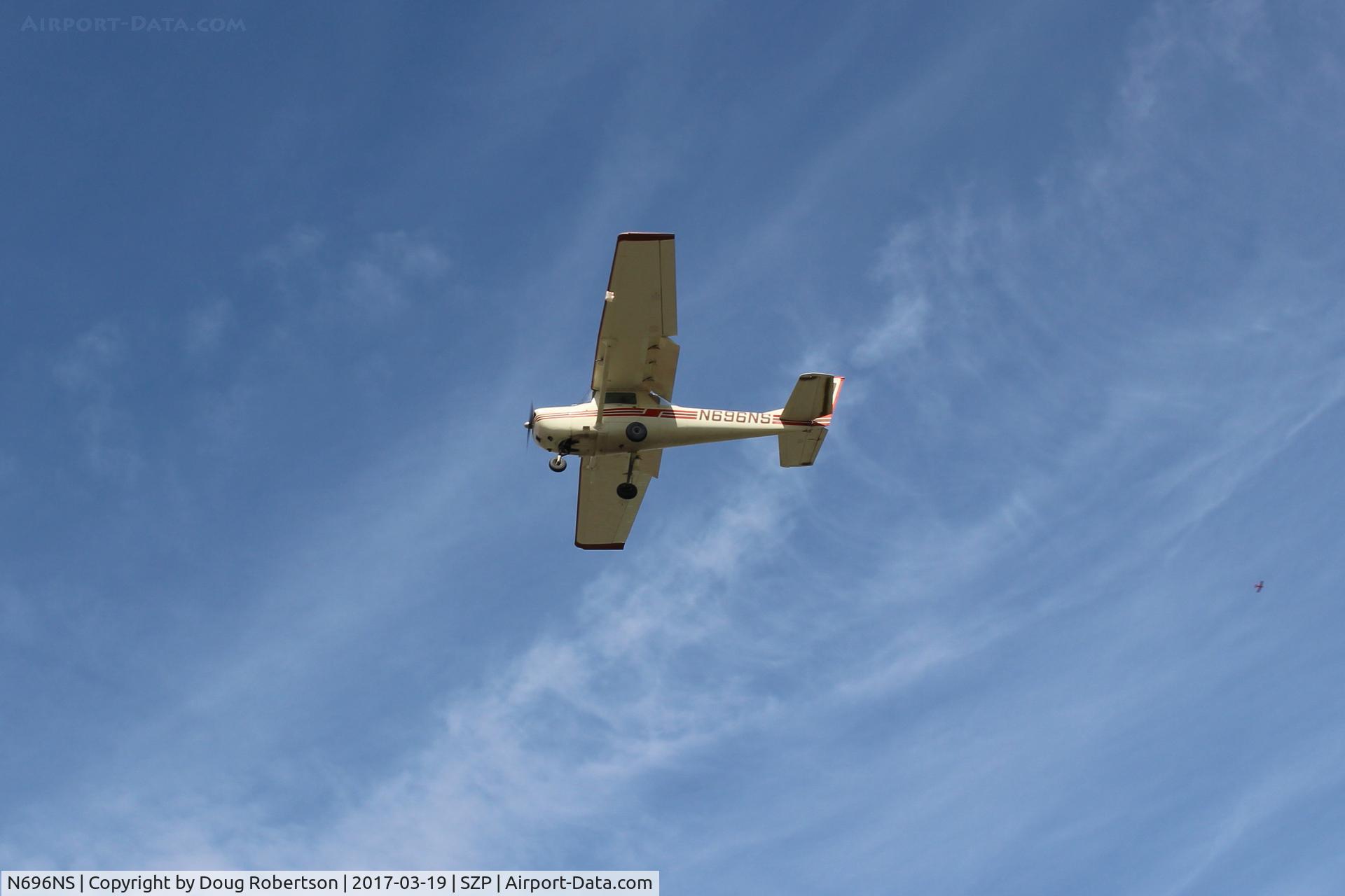 N696NS, 1968 Cessna 150H C/N 15068871, 1968 Cessna 150H 'North Star', Continental O-200 100 Hp, takeoff climb Rwy 22