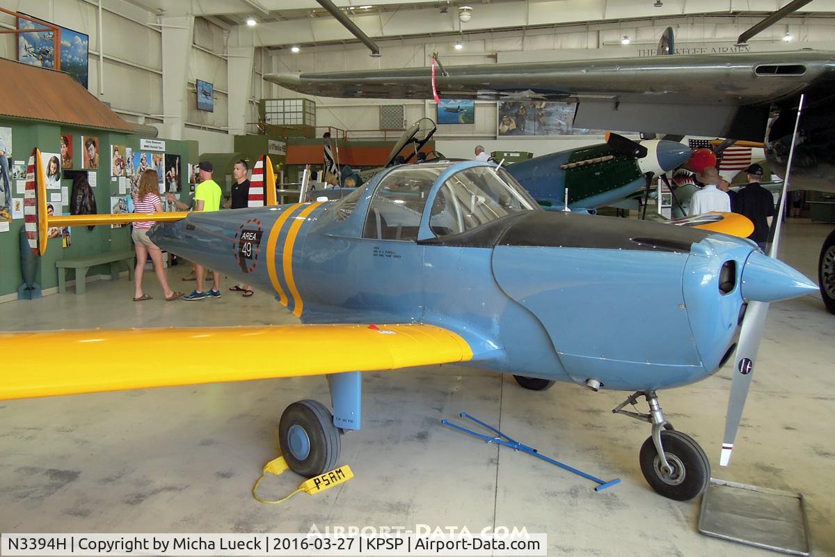N3394H, 1946 Erco 415C Ercoupe C/N 4019, At the Palm Springs Air Museum