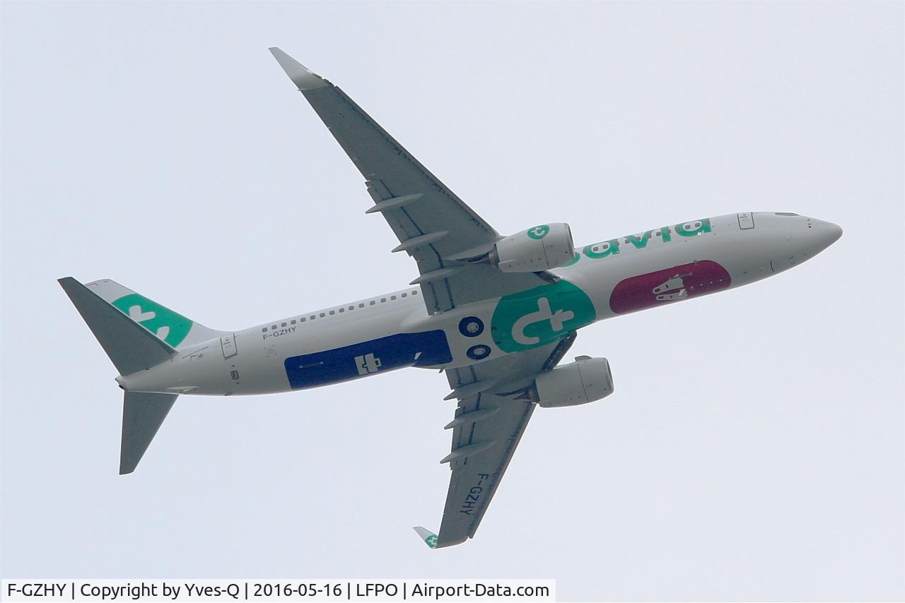 F-GZHY, 2016 Boeing 737-8K2 C/N 41344, Boeing 737-8K2, Take off rwy 08, Paris-Orly airport (LFPO-ORY)