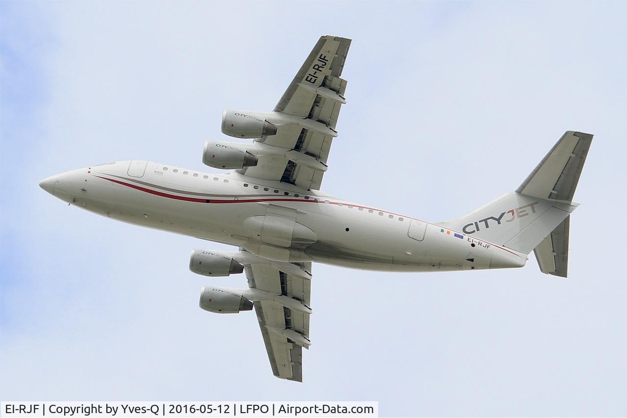 EI-RJF, 1998 British Aerospace Avro 146-RJ85A C/N E2337, British Aerospace RJ85A, Take off rwy 24, Paris-Orly airport (LFPO-ORY)