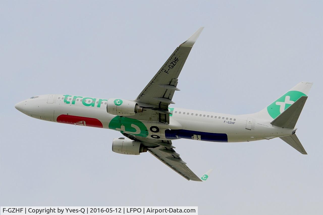F-GZHF, 2009 Boeing 737-8K2 C/N 29677, Boeing 737-8K2, Take off rwy 24, Paris-Orly airport (LFPO-ORY)
