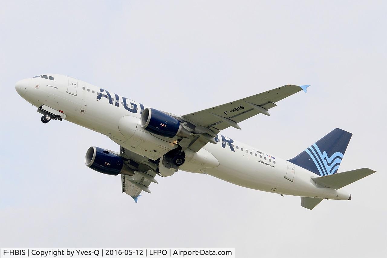 F-HBIS, 2007 Airbus A320-214 C/N 3136, Airbus A320-214, Take off rwy 26, Paris-Orly Airport (LFPO-ORY)