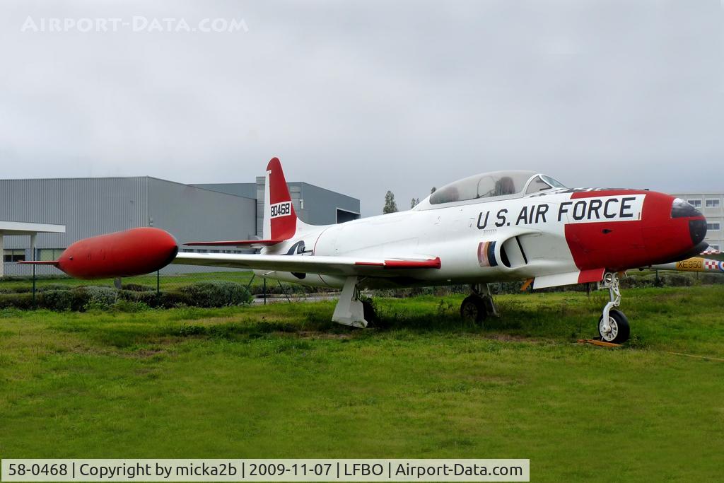58-0468, 1958 Lockheed T-33A Shooting Star C/N 580-1437, Preserved
