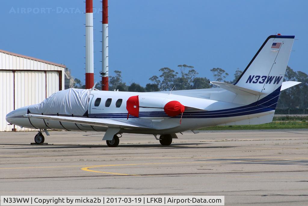 N33WW, 1978 Cessna 501 Citation I SP C/N 501-0065, Parked