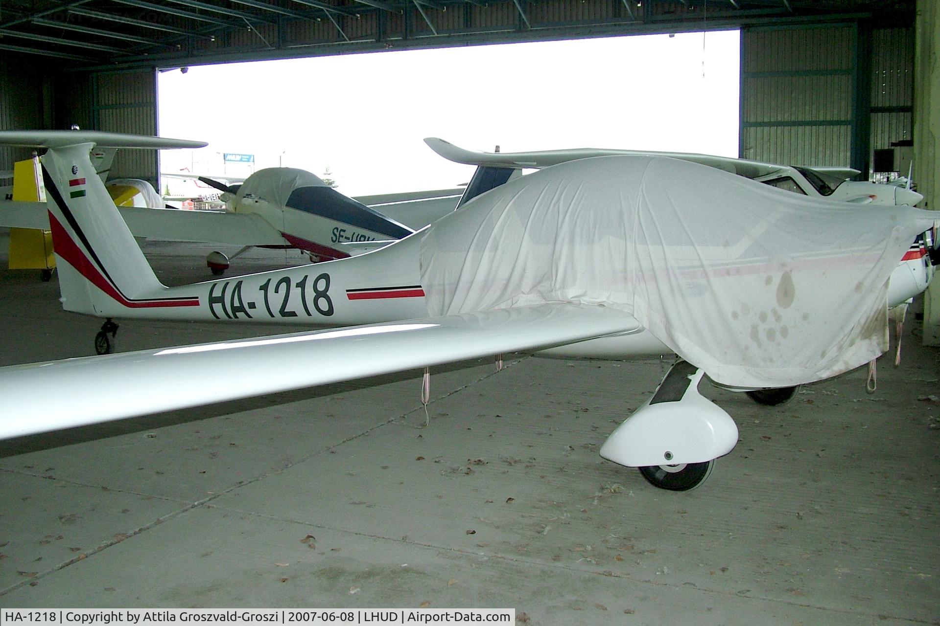 HA-1218, 1987 Hoffmann H-36 Dimona C/N 36253, Szeged Airport, Hungary