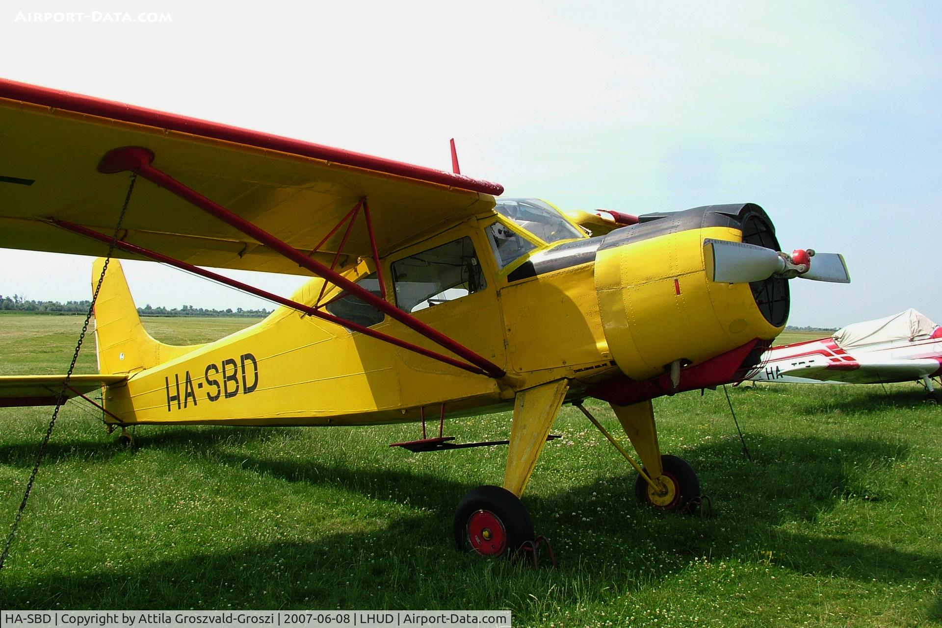 HA-SBD, 1967 PZL-Okecie PZL-101A Gawron C/N 107230, Szeged Airport, Hungary