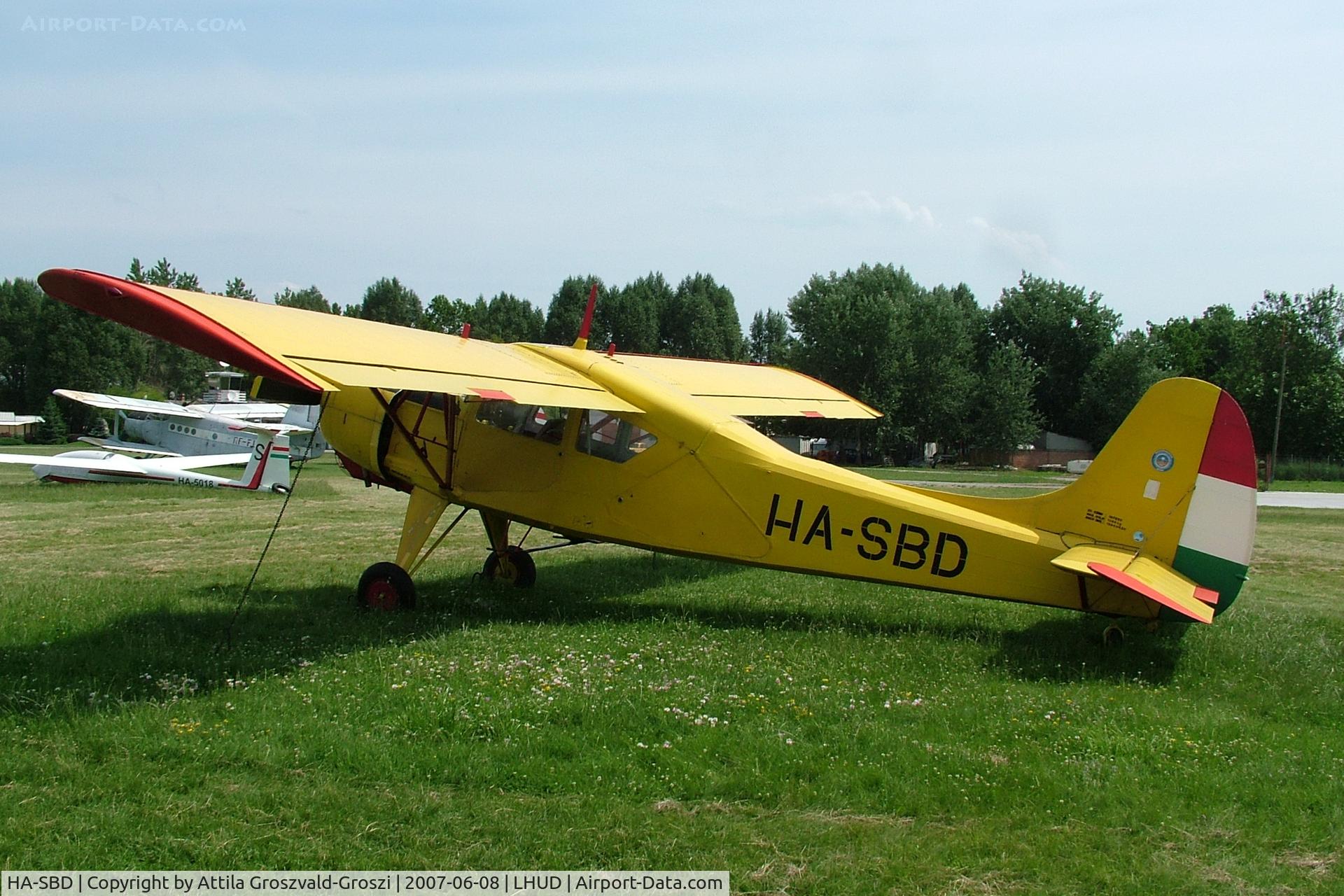 HA-SBD, 1967 PZL-Okecie PZL-101A Gawron C/N 107230, Szeged Airport, Hungary