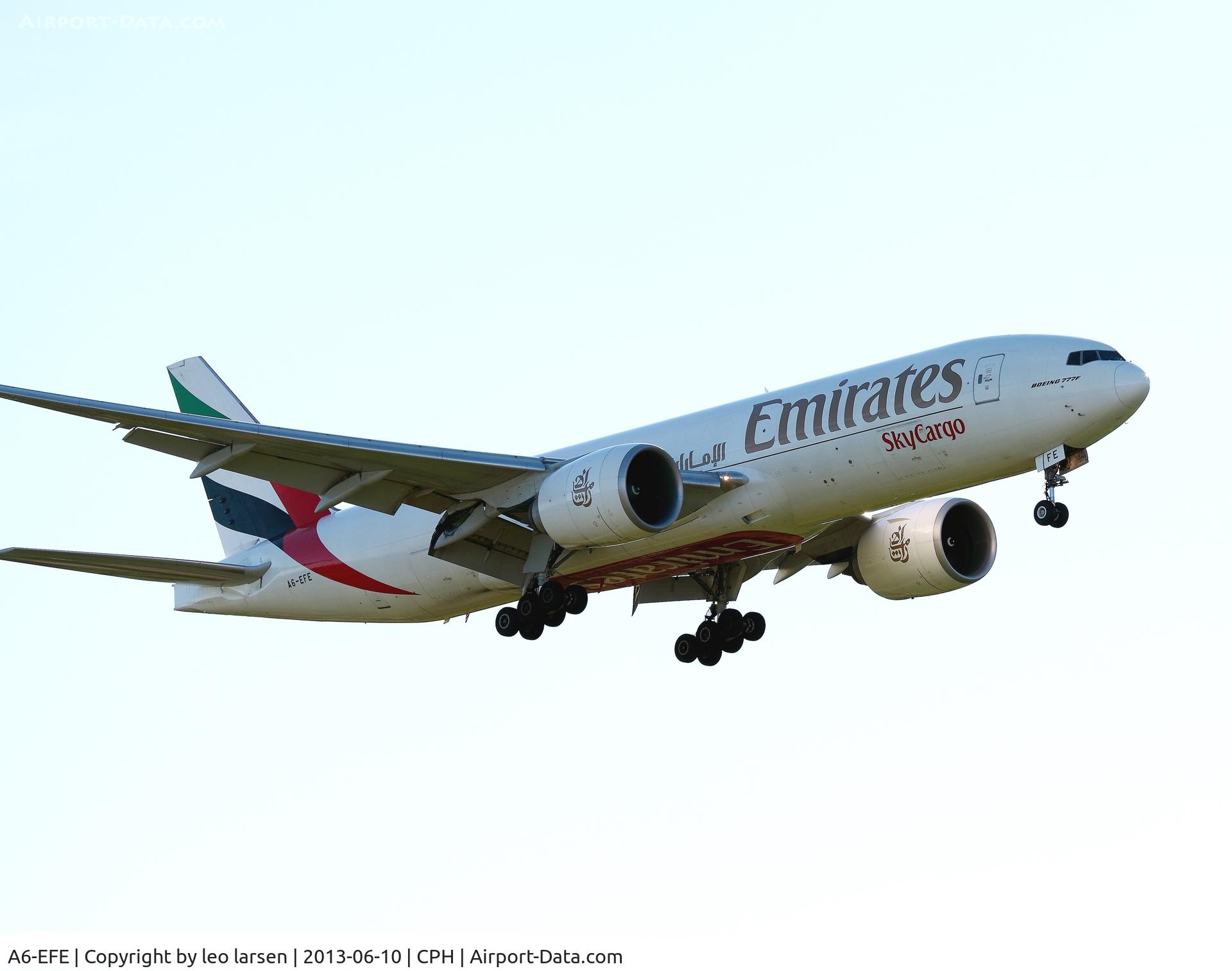 A6-EFE, 2009 Boeing 777-F1H C/N 35607, Copenhagen 10.6.2013