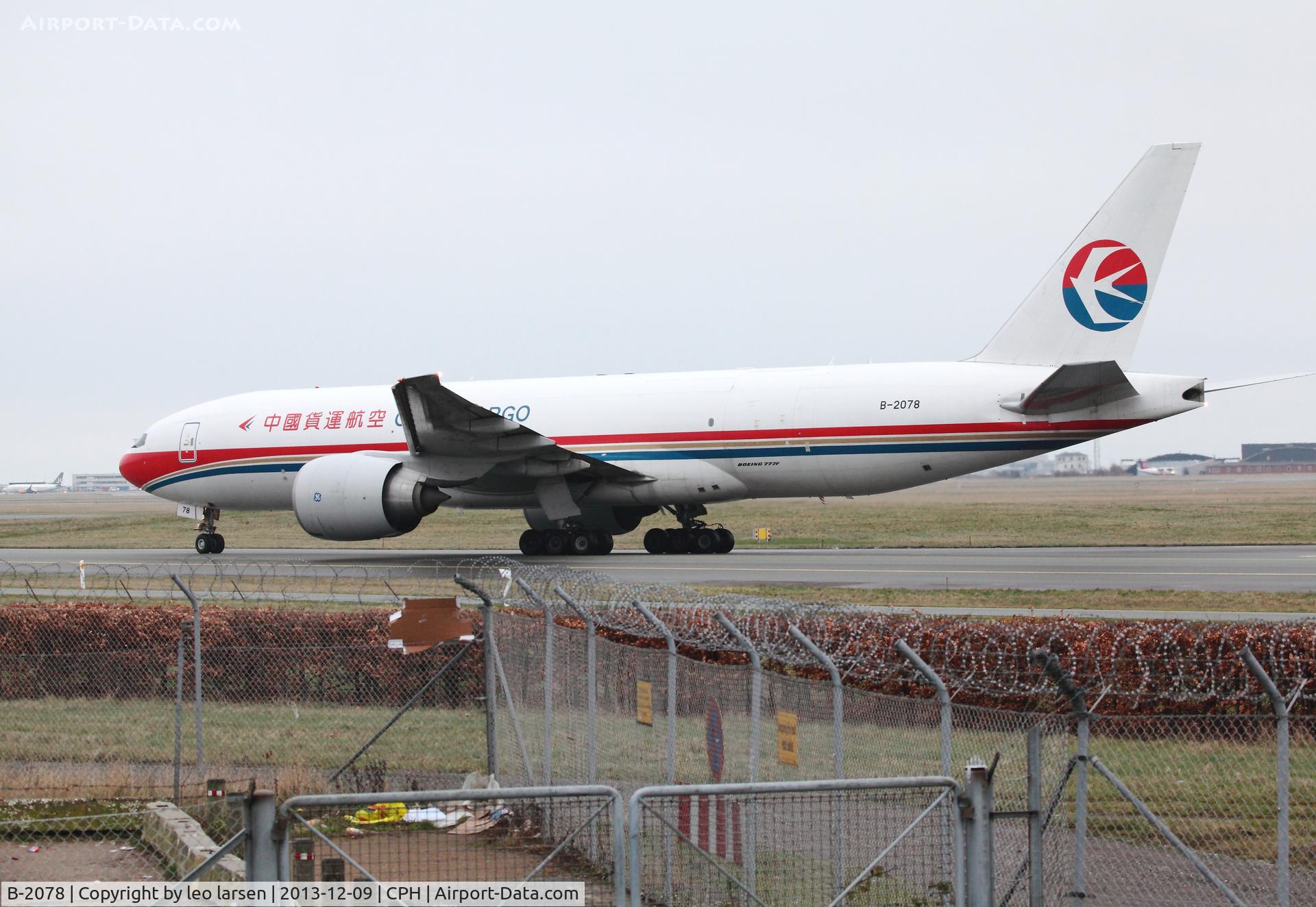 B-2078, 2010 Boeing 777-F6N C/N 37714, Copenhagen 9.12.2013