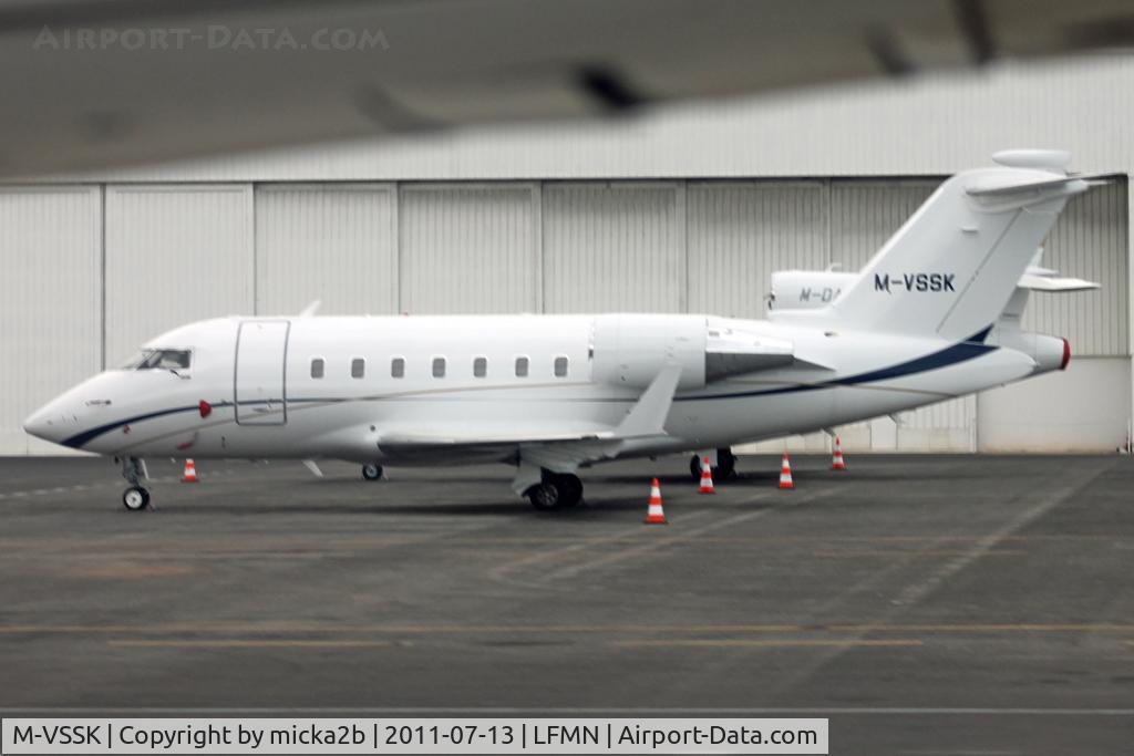 M-VSSK, 2008 Bombardier Challenger 605 (CL-600-2B16) C/N 5781, Parked