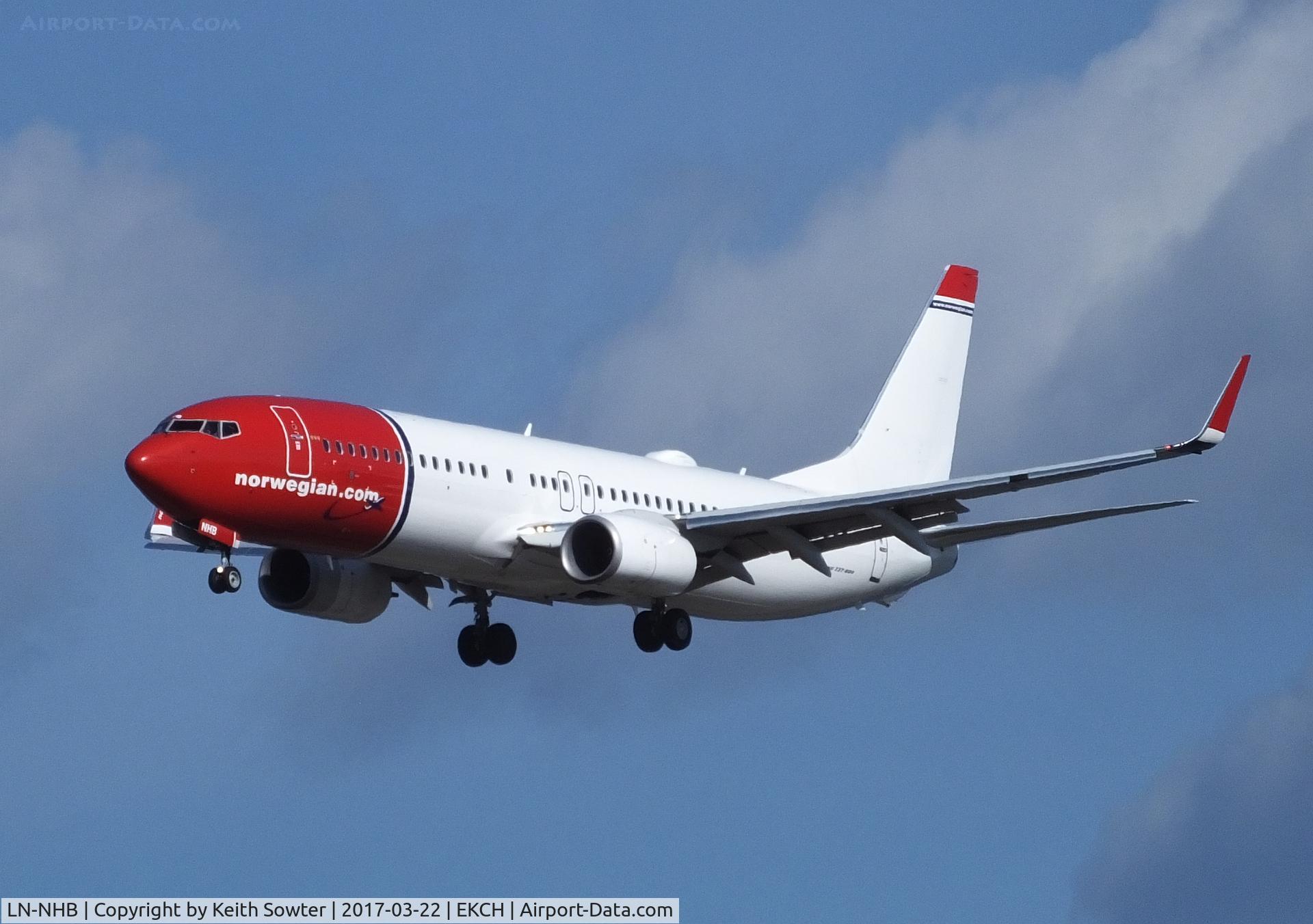 LN-NHB, 2014 Boeing 737-8JP C/N 41134, Short finals too Land