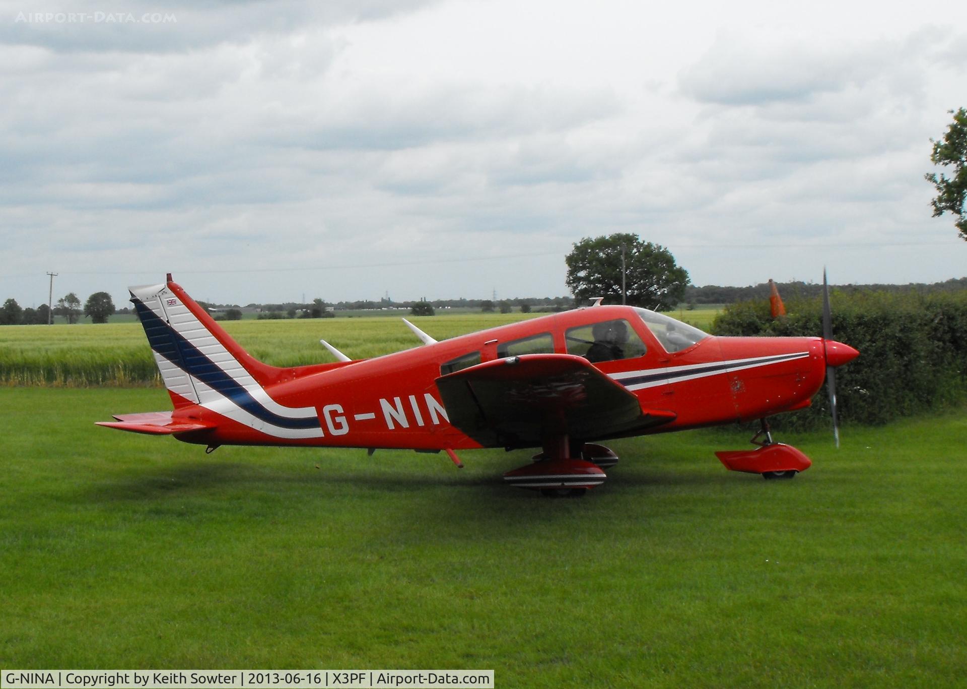 G-NINA, 1977 Piper PA-28-161 Cherokee Warrior II C/N 28-7716162, Visiting