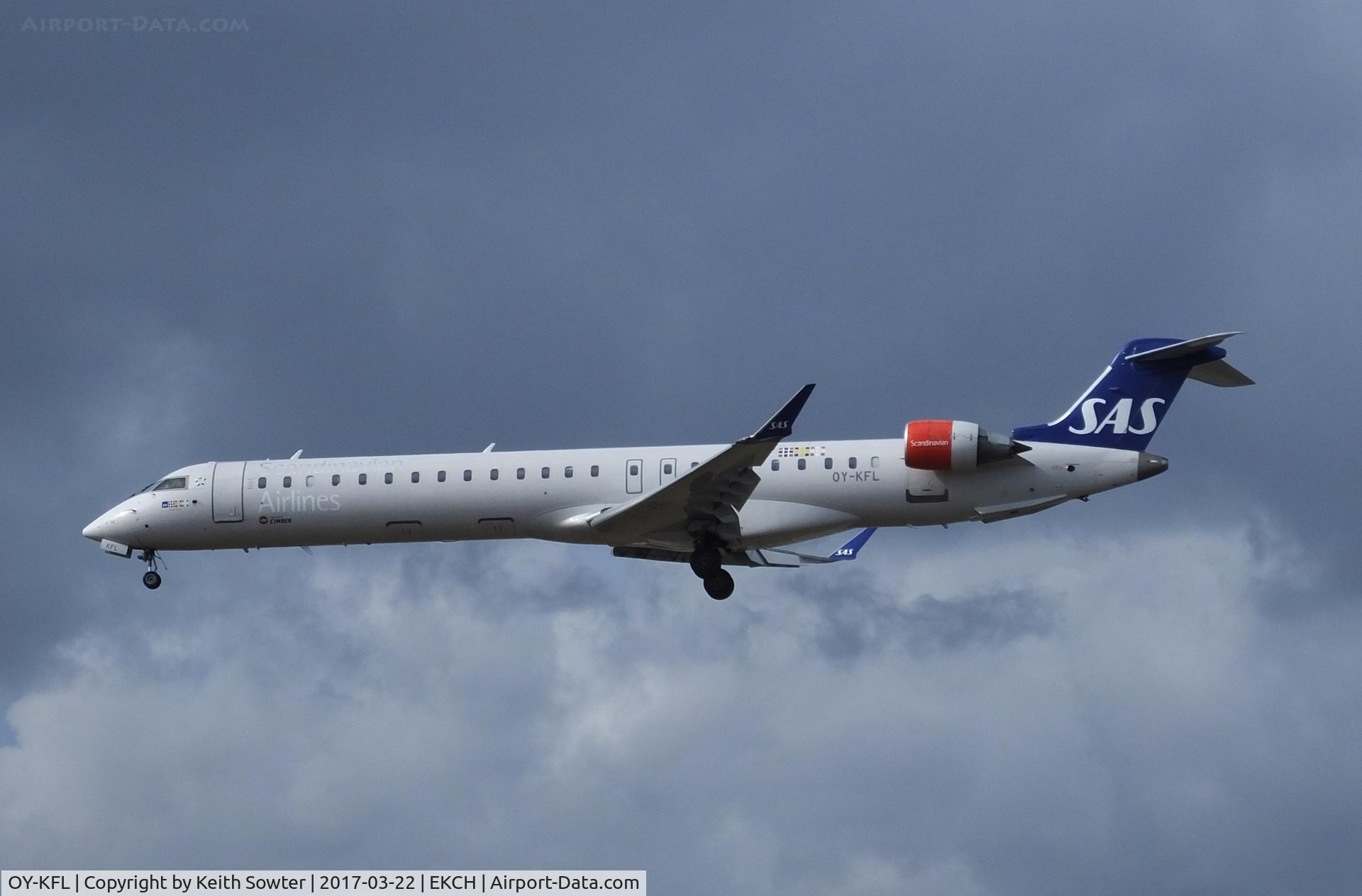 OY-KFL, 2009 Bombardier CRJ-900 NG (CL-600-2D24) C/N 15246, Short finals too Land
