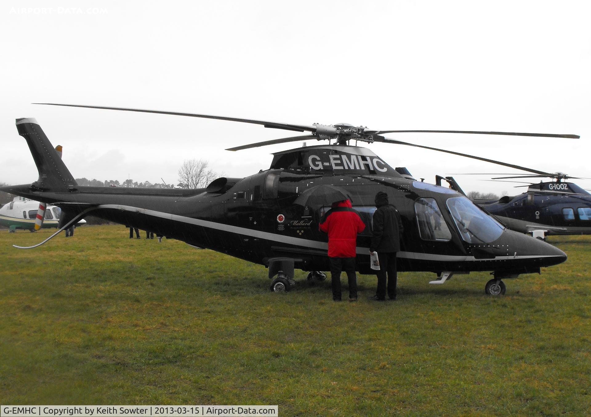 G-EMHC, 2008 Agusta A-109E Power C/N 11721, Visiting Cheltenham Racecourse