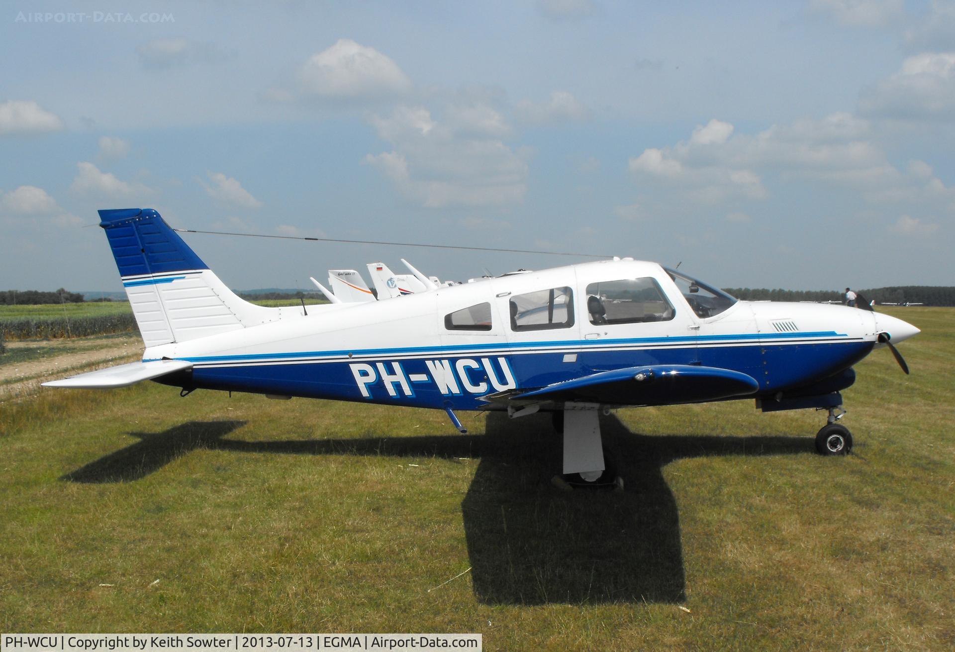 PH-WCU, 1977 Piper PA-28R-201T Cherokee Arrow III C/N 28R-7703094, Visiting fowlmere