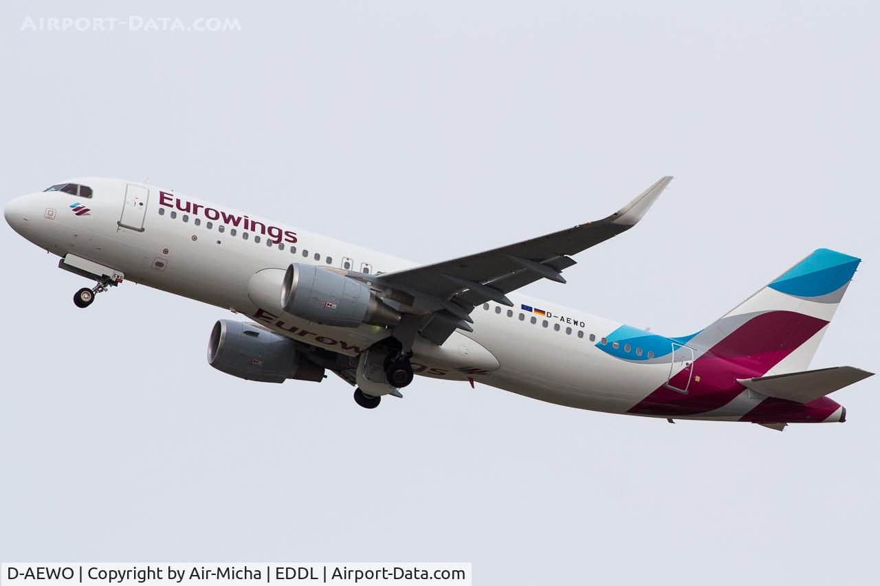 D-AEWO, 2016 Airbus A320-214 C/N 7394, Eurowings
