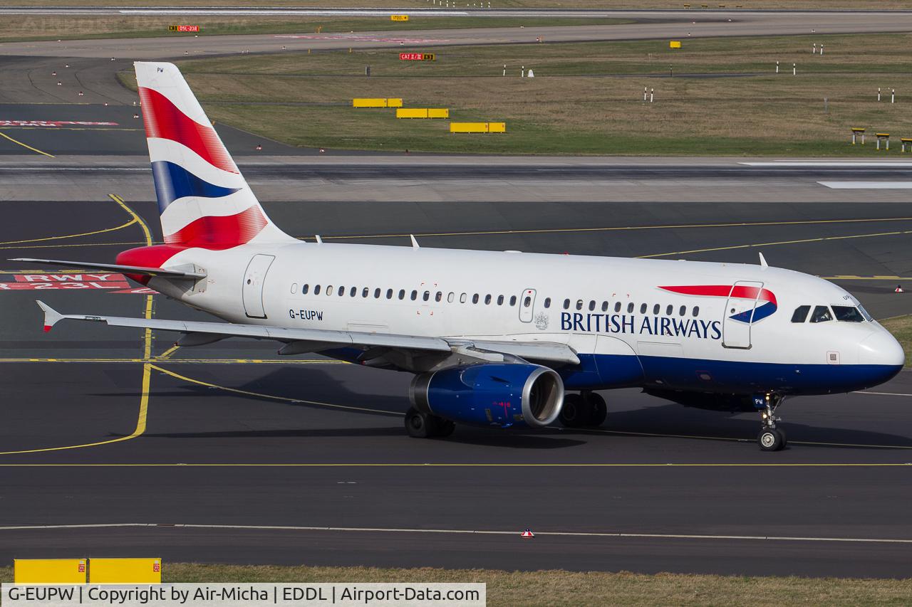 G-EUPW, 2001 Airbus A319-131 C/N 1440, British Airways