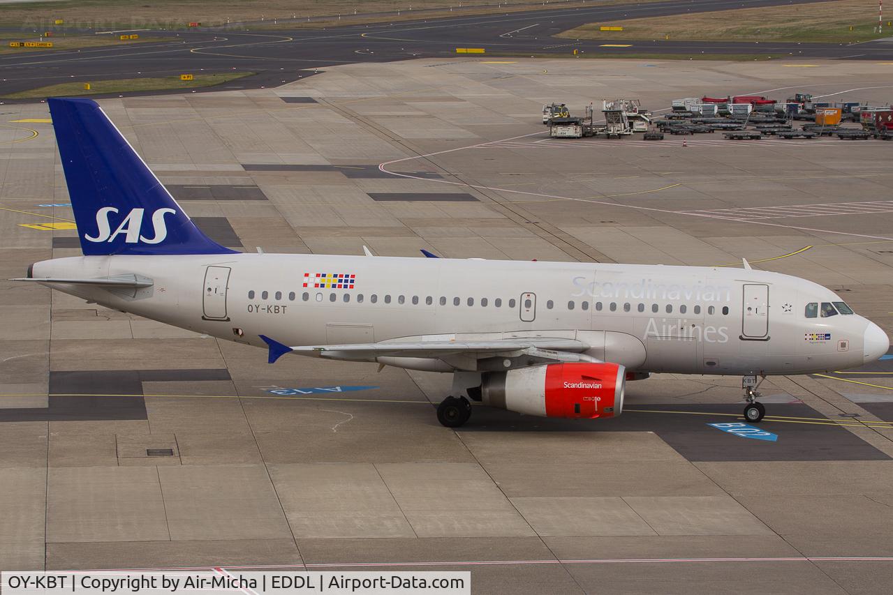 OY-KBT, 2007 Airbus A319-131 C/N 3292, SAS Scandinavia Airlines